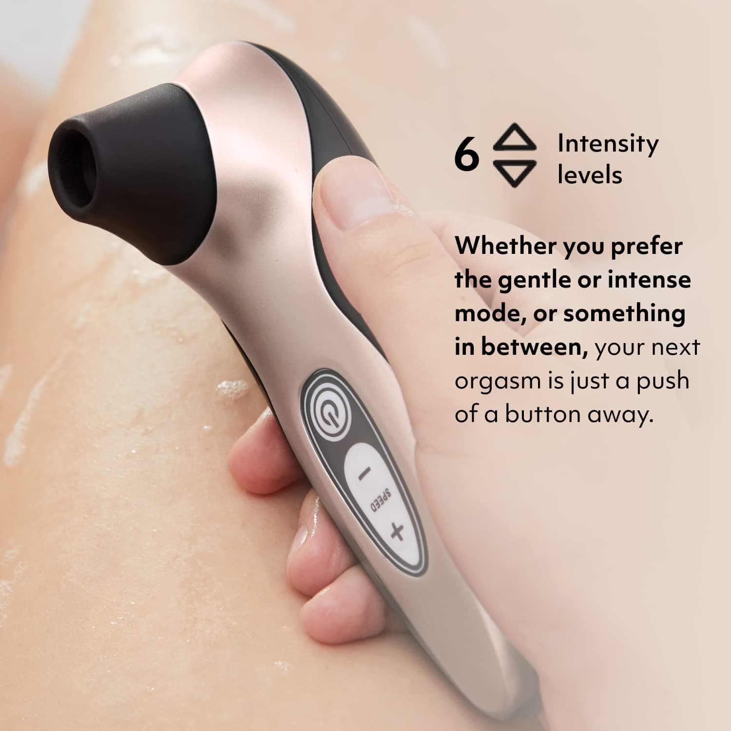 Womanizer Pro40 Klitoris Sauger Erotik Vibrator für Frauen Sex Spielzeug Dildo | Klitoris Stimulator Auflegevibrator mit 6 Intensitätsstufen | Leises Wasserdichtes Sexspielzeug für sie | Roségold