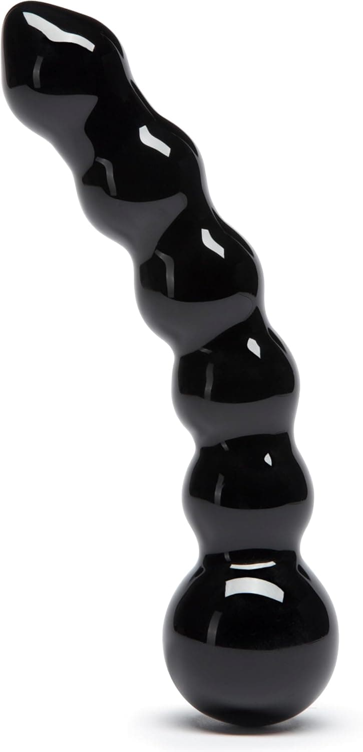 Lovehoney Sensual Glass Dildo 7 inch Large Beaded