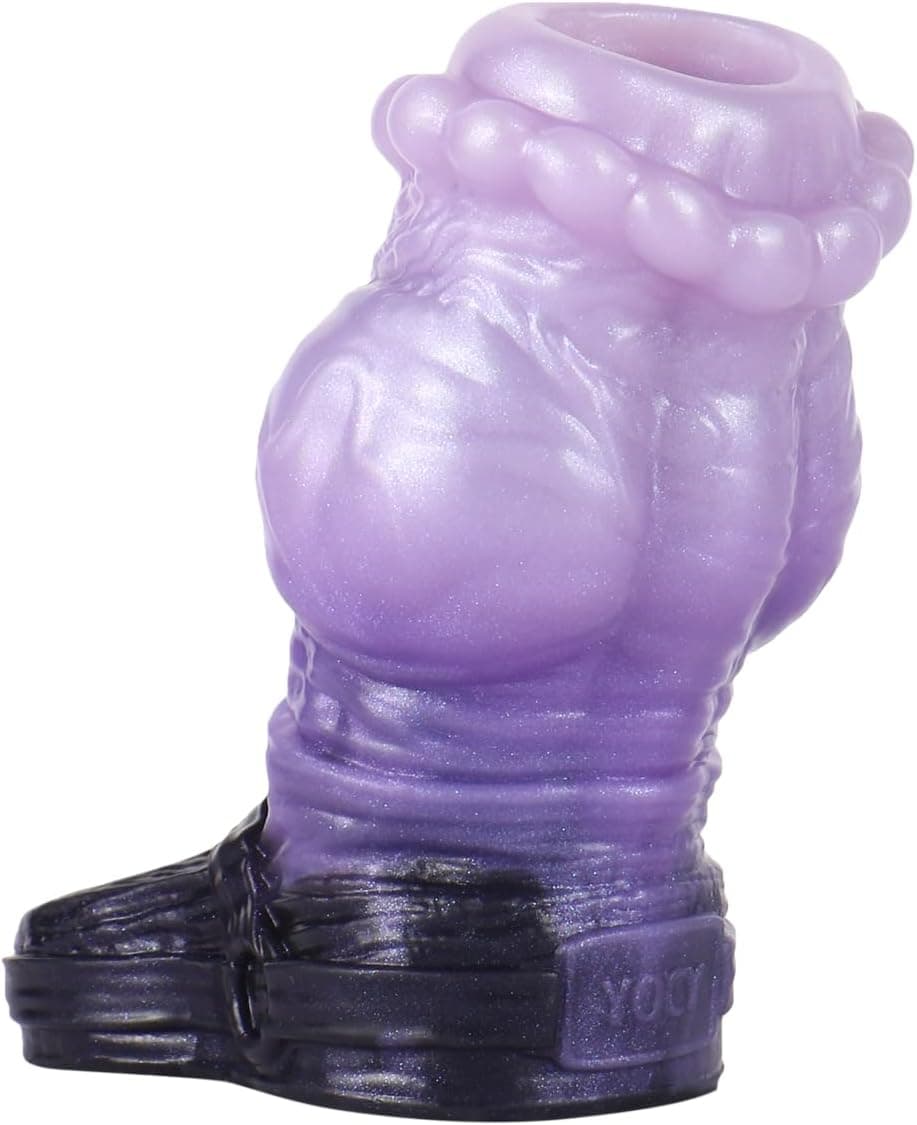 2026 Neu Horse Dildo Penishülle mit Hodenring Silikon Penismanschetten Cock Penis Sleeve zür Penisverlängerung Verzögerung Ejakulation G-Punkt Penis Extender Sexspielzeug für Männer Paare
