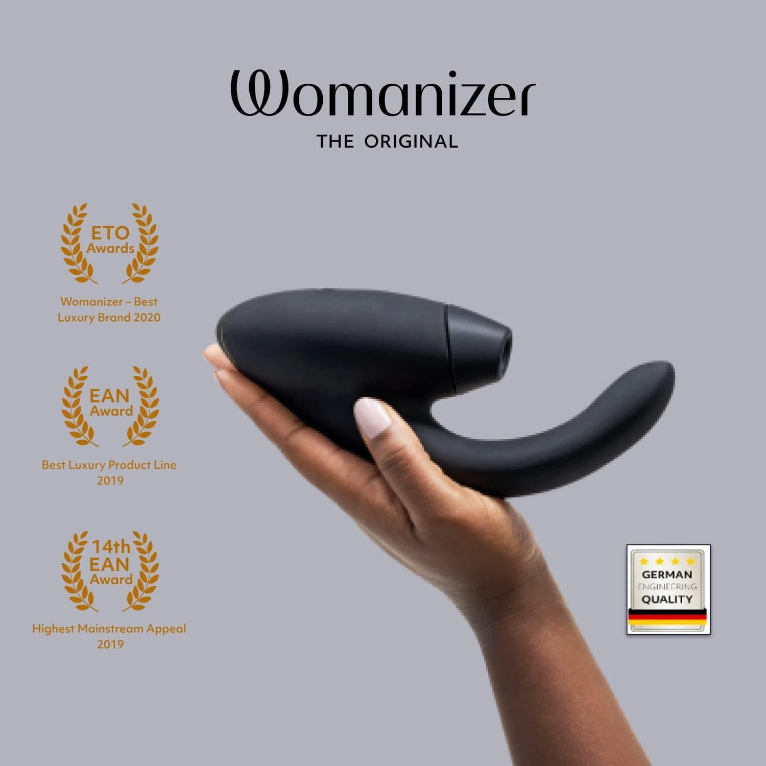 Womanizer InsideOut Klitoris-Sauger Vibrator für Frauen - Stimulator für Klitoris mit Stoßfunktion für sie - Rabbit Vibrator mit 12 Intensitätsstufen