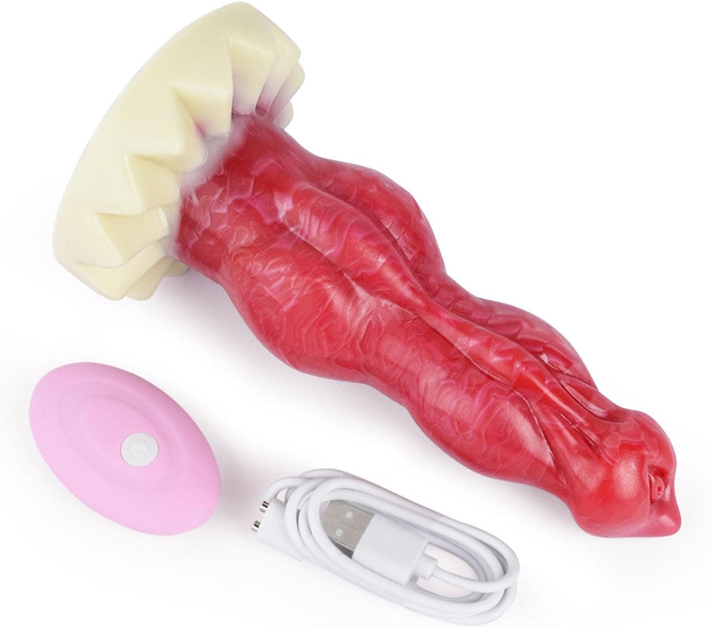 Anal Dildo Monster Dildo Vibratoren mit 10 Vibrationsmodi – Starkes Sex Spielzeug für Männer Frauen Knot Dildo Fantasy Dildo Analdildos G-Punkt &amp; Prostata stimulation Männer