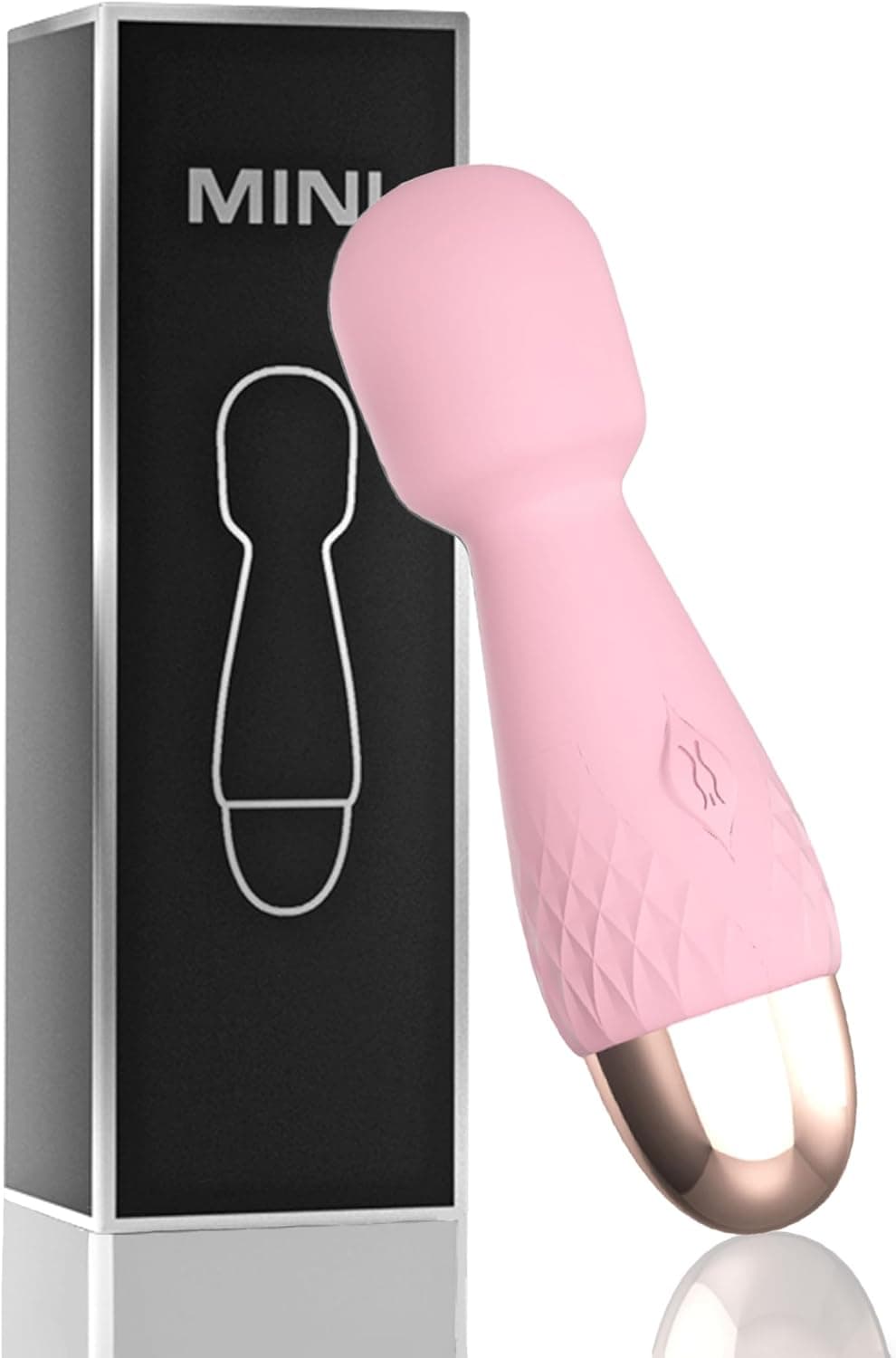 Massagestab, G-Punkt-Dildo, Klitorisvibrator mit 10 Vibrationsfrequenzen, kleiner Vibrator für G-Punkt-Vergnügen, weibliches Sexspielzeug für Erwachsene (Rosa)
