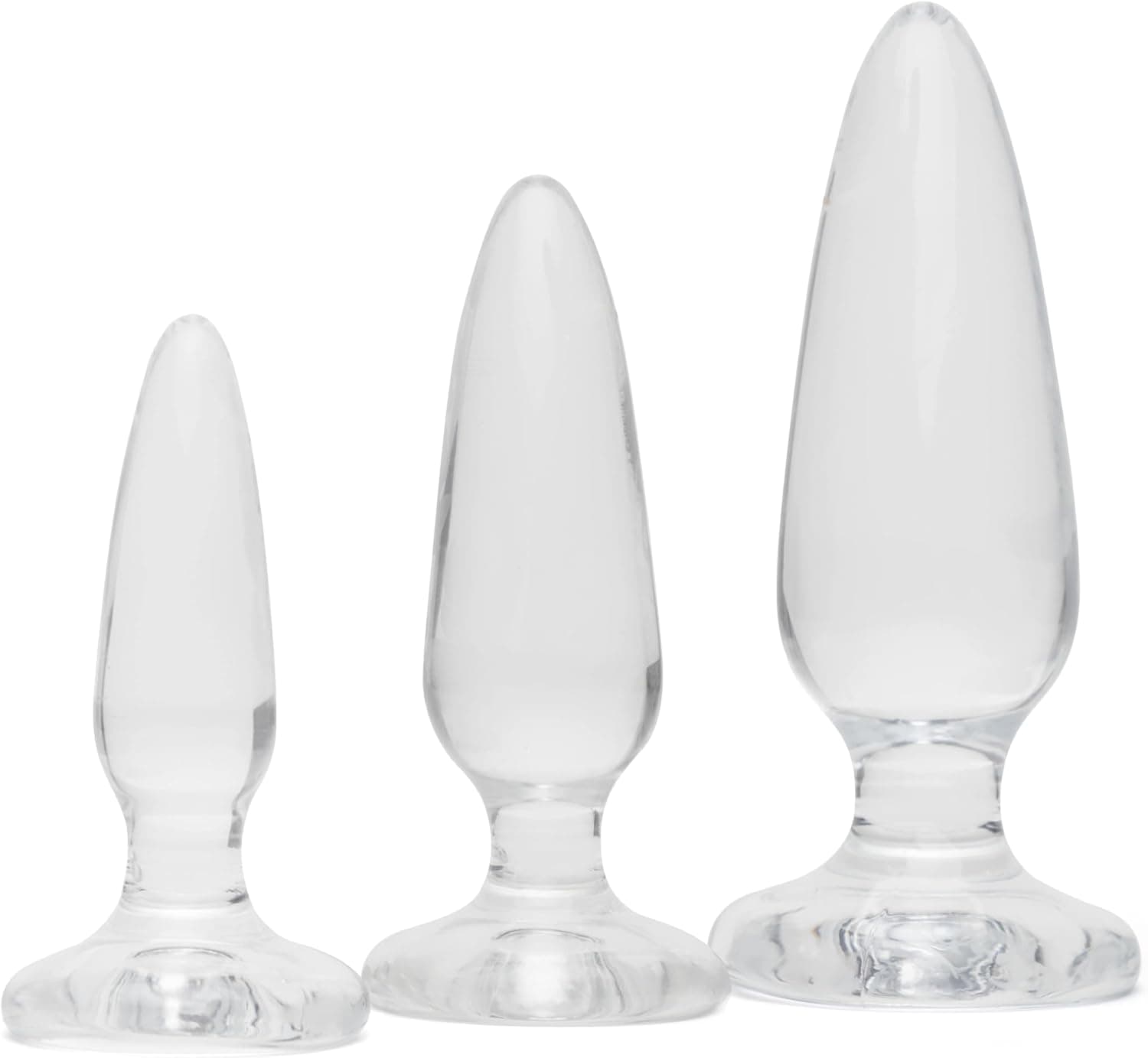 Lovehoney Anal Training Kit 3 Piece Crystal Clear