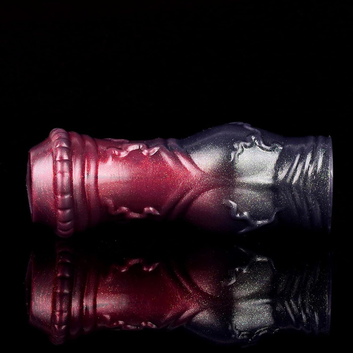 Silikon Penishülle Penis Sleeve Realistischer Pferd Dildo mit Hodenring Dicker Tier Horse Penis Hülle Penisverlängerung Extender Erweiterung Herren Penismanschetten Sexspielzeug Für Männer