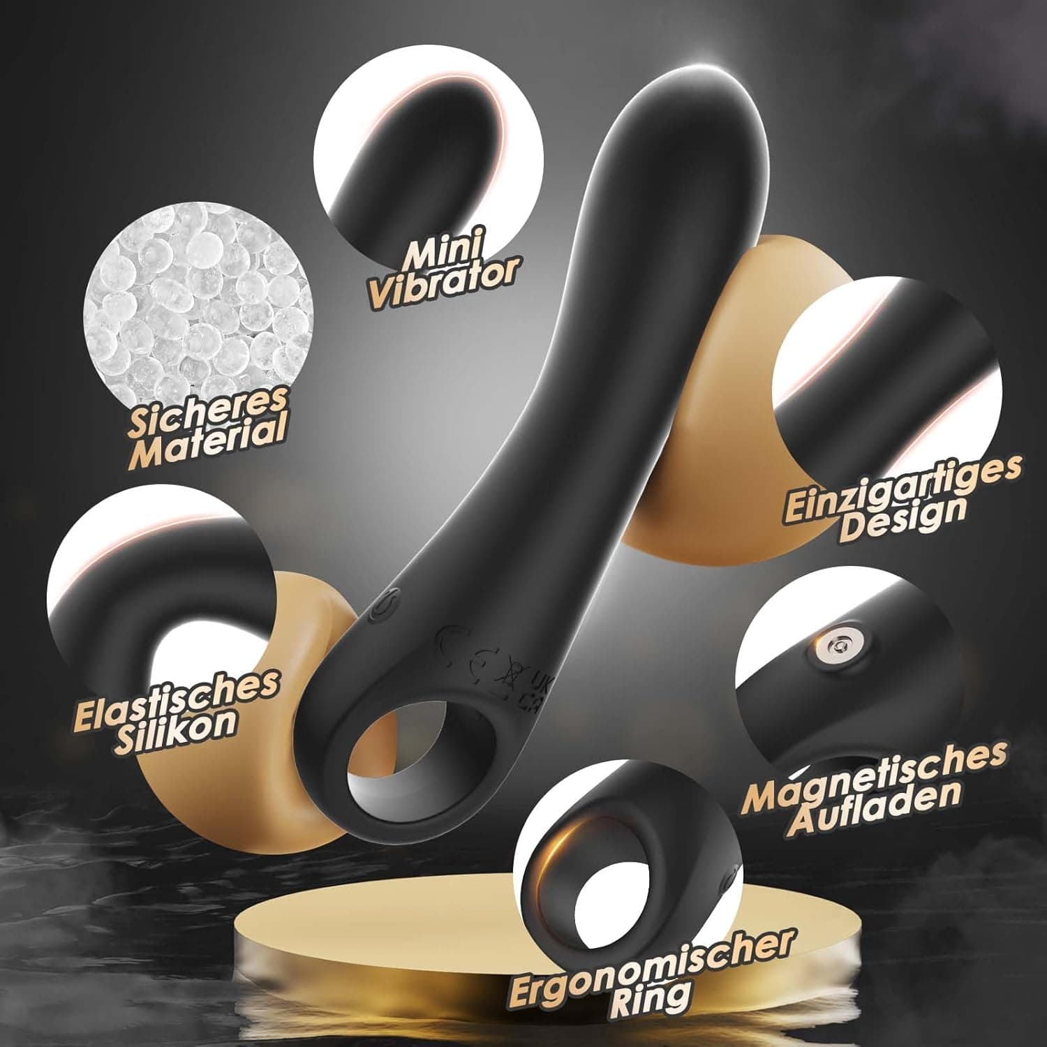 Vibration für Frauen Dildo Vibrator Klein, Sex Spielzeug für die Frau und Paare Extrem Sex, Tragbare G-Punkt Klitoris Anal Massagestab mit 10 Modus Stark und Leise Vibratoren Vibratorensets