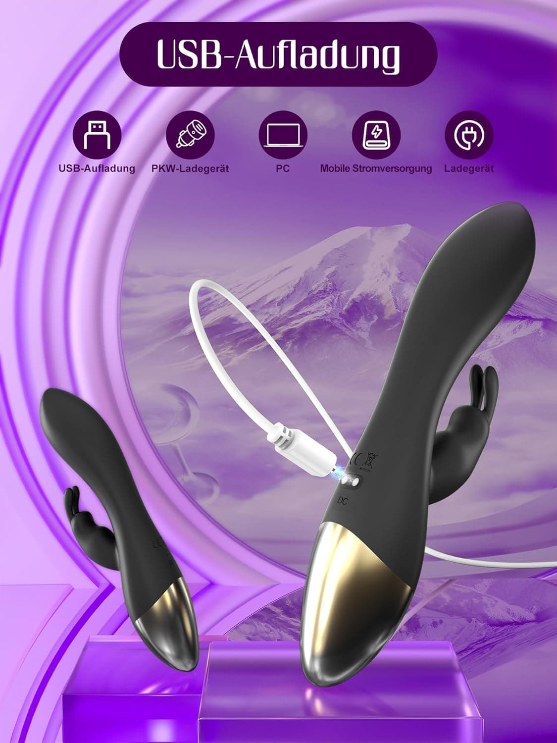HIVEFUN Vibration für Frauen Sex Spielzeug für die Frau Vibrator, Vibratorensets Spielzeug für die Paare Klitoris Dildo Sex Toys mit 10 Modi, Diloschwanz G Punkt Vibratoren Sextoysets für Damen