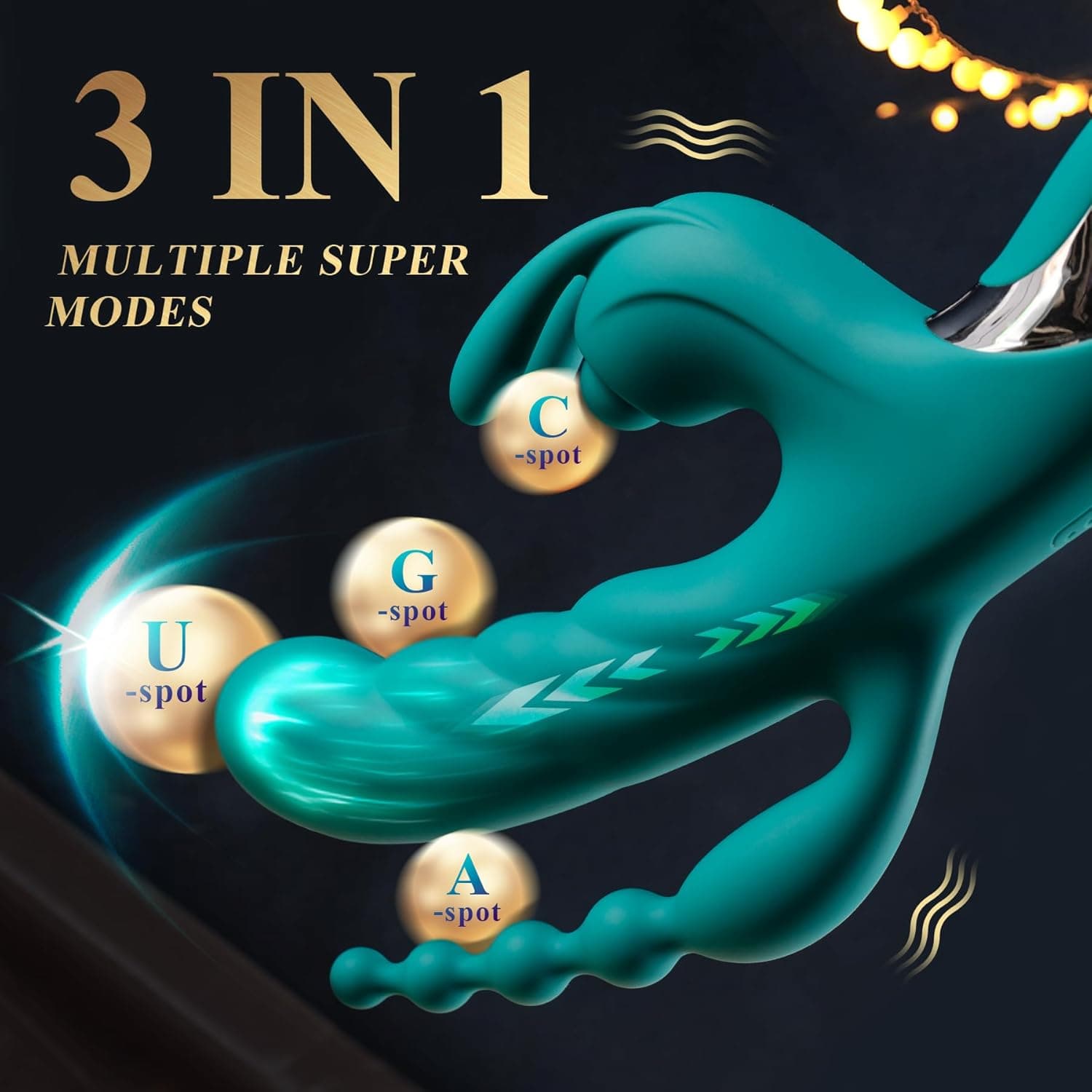 Kaninchen Feuer Sex Toys für Frauen - BEBEBEER Klitoral Vibrator G Spot Thrusting Dildo Anal Beads mit Schnell Heizen &amp; 5*10*7 Thrust Vibration - Erwachsene Sex Spielzeug Personal Massagegerät Wand