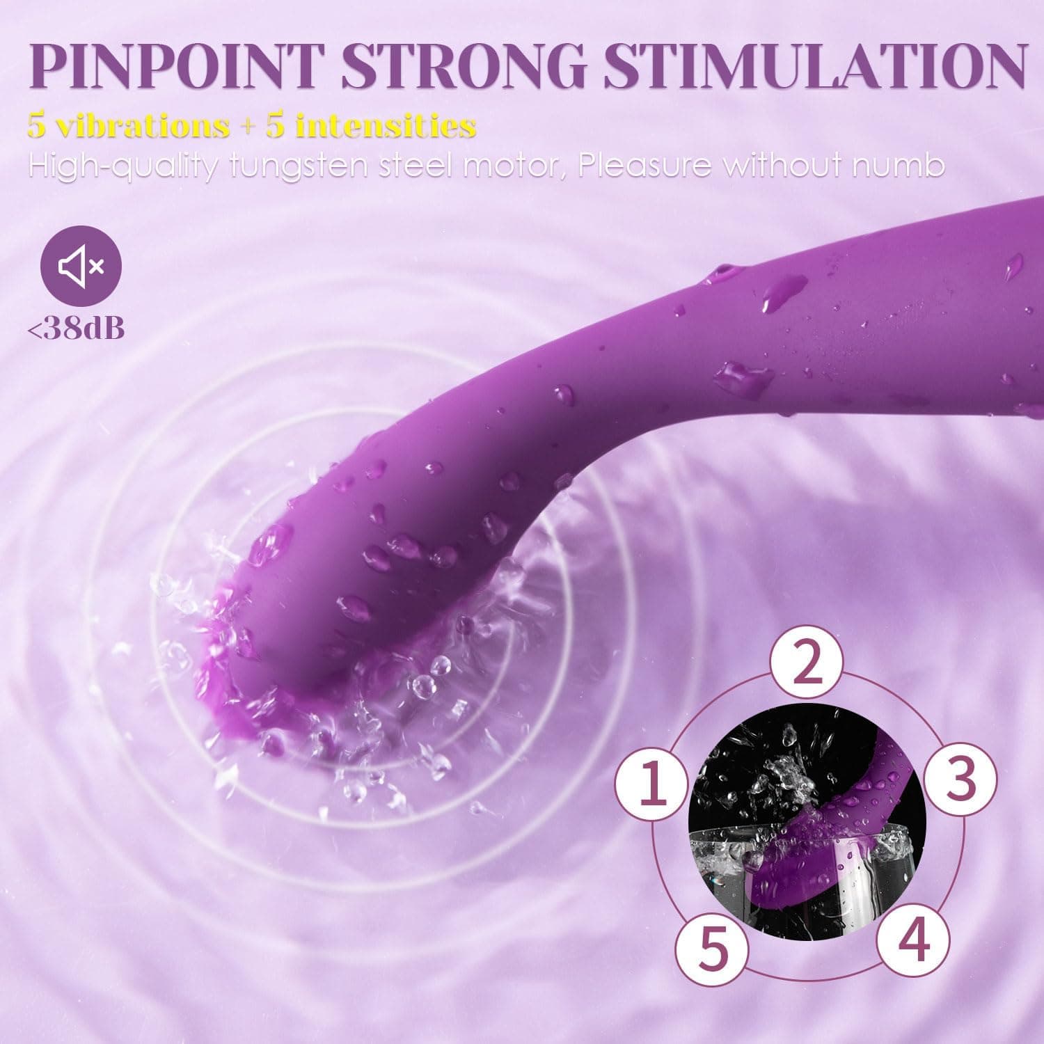 SVAKOM COCO Vibratoren für Sie,8 Sekunden zum Orgasmus,Dildo Erotik Sexspielzeug für Paare und Frauen,Vibrator mit Stoßfunktion,Klitoris G-Punkt Stimulator,Analvibrator
