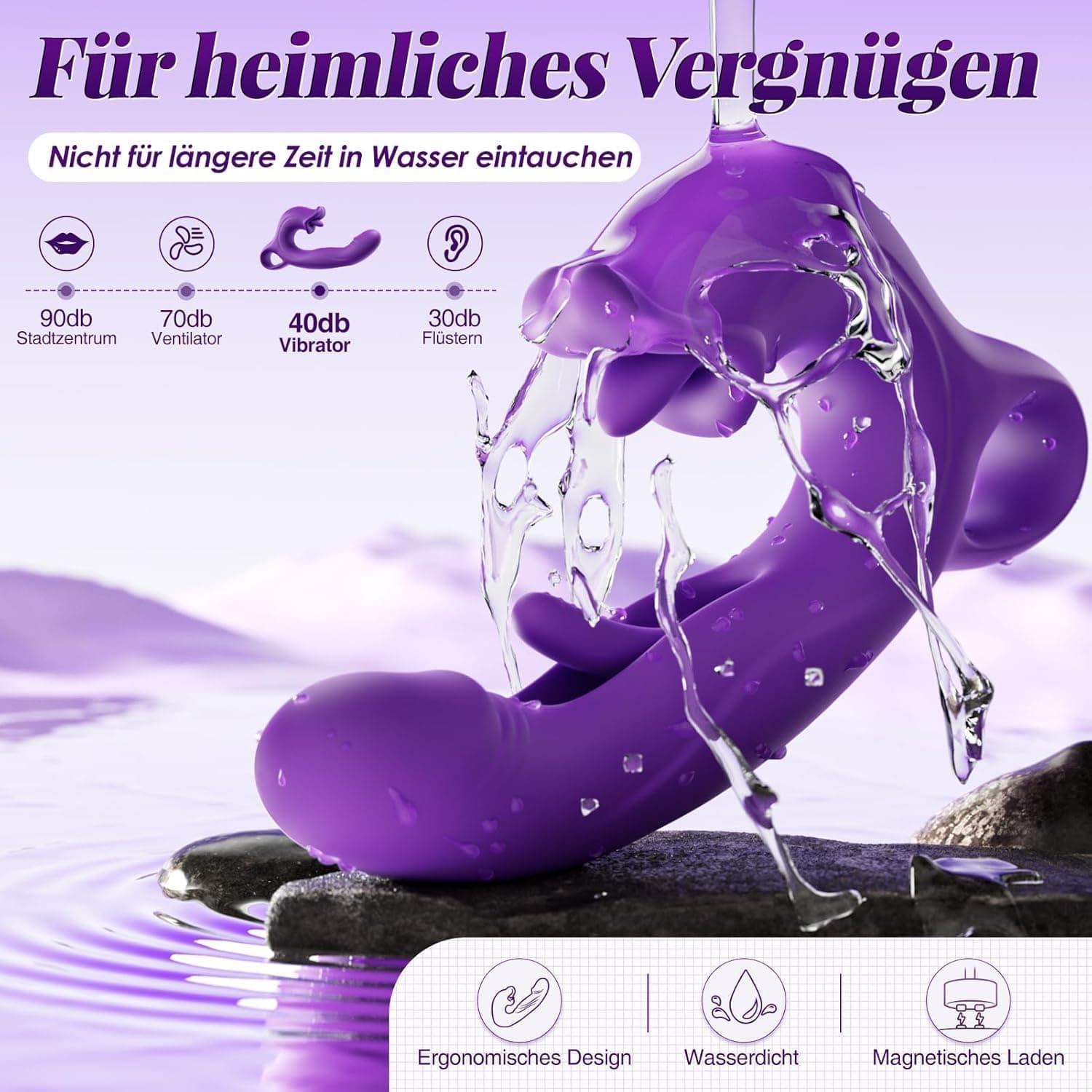 Vibration für Frauen Dildo AI-Sync Vibrator,Sex Spielzeug für die Frau mit 7 Zungenlecken 7 Schlagmodi 7 Vibrationmodi,Vibratorensets für Frauen Sex Toyset für Woman Vibratoren mit Klitorisstimulation