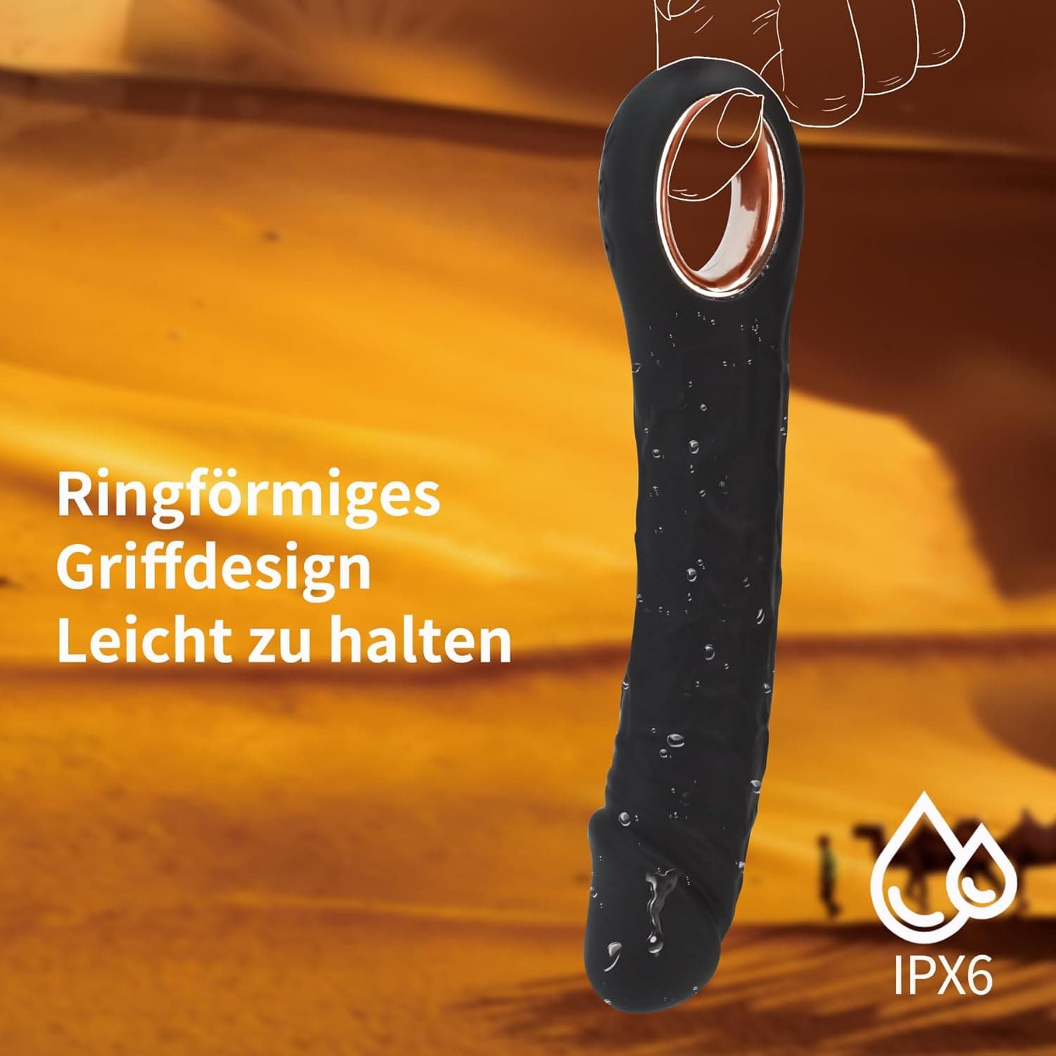 22cm Vibrator, Leise Dildo Vibratorensets für Frauen, Heizung Diloschwanz für Frauen mit 10 Vibrationsmodi, Sex Toyset für Woman Klitoris, Sexspielzeug für Solo