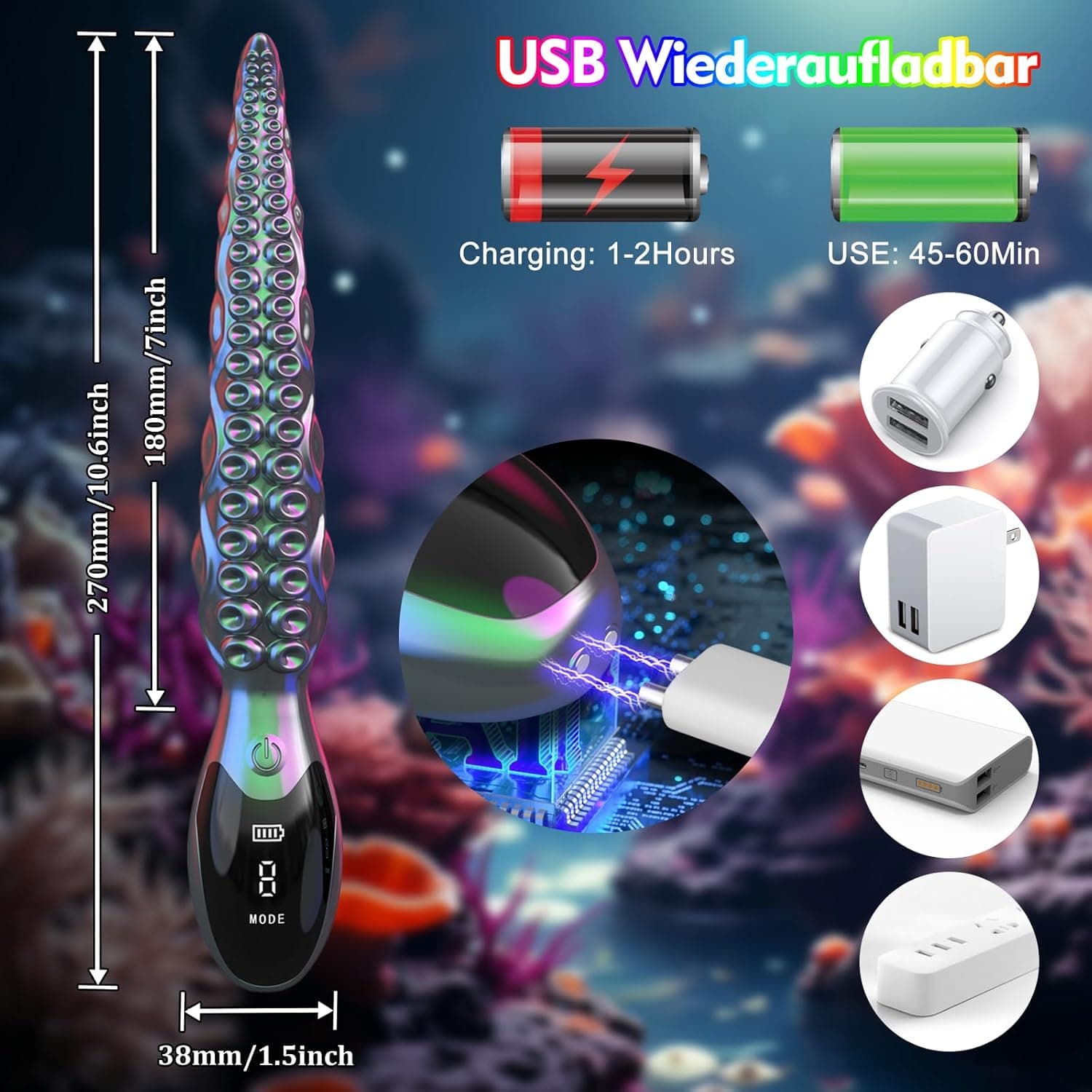 Dildo Vibrator Sex Spielzeug für die Frau,G Punkt Vibratoren mit Klitorisstimulation für Frauen mit 9 VibrationModi &amp; LCD-Display,Vibratorensets für Frauen Anal Dildo Anal Plug Anal Vibrator Sex Toy.