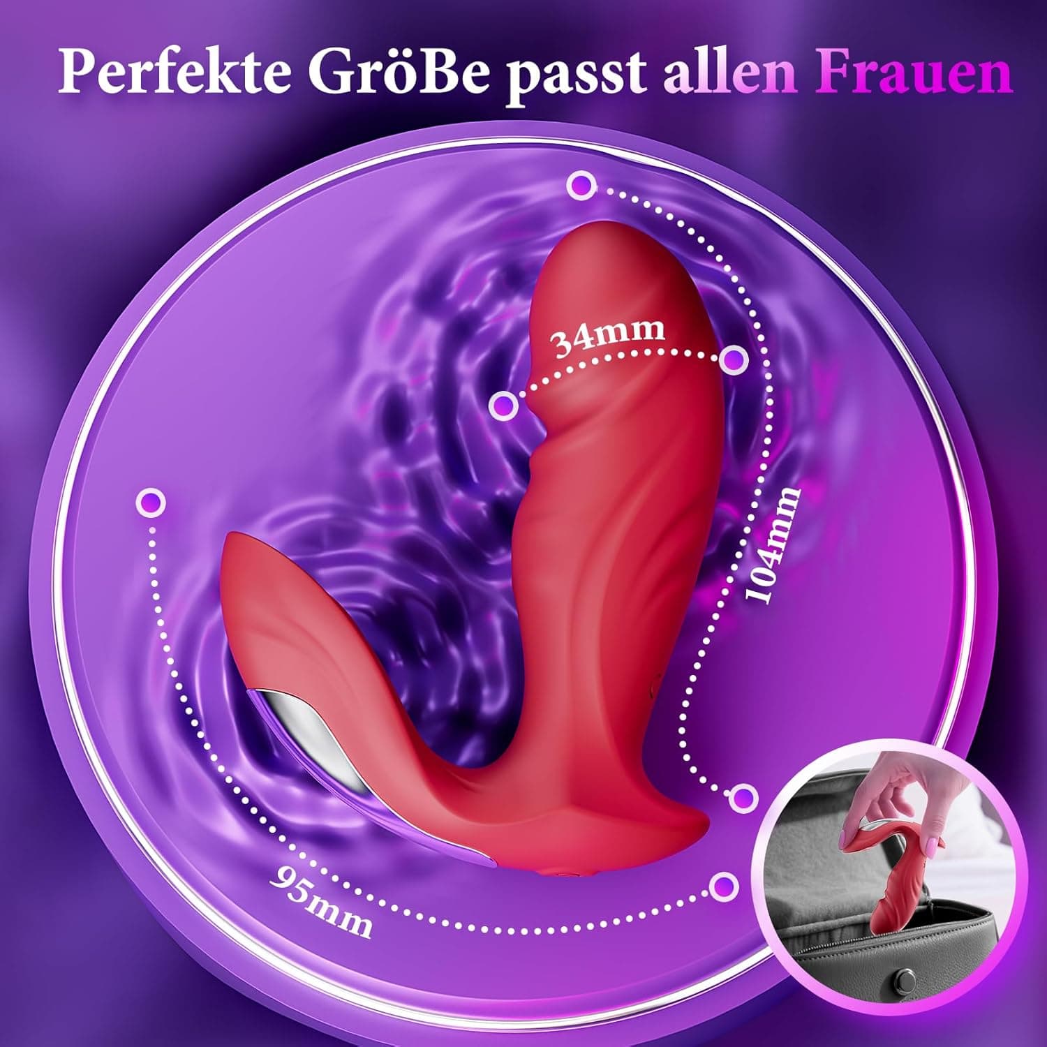 Butterfly Vibrator Dildo Sex Toys - Vibration für Frauen APP Tragbarer mit 9 Vibrationsmodi Sex spielzeug für die Frau Vibrators Klitoris Stimulator für Sie Sexspielzeug für die Paare&amp;Solo