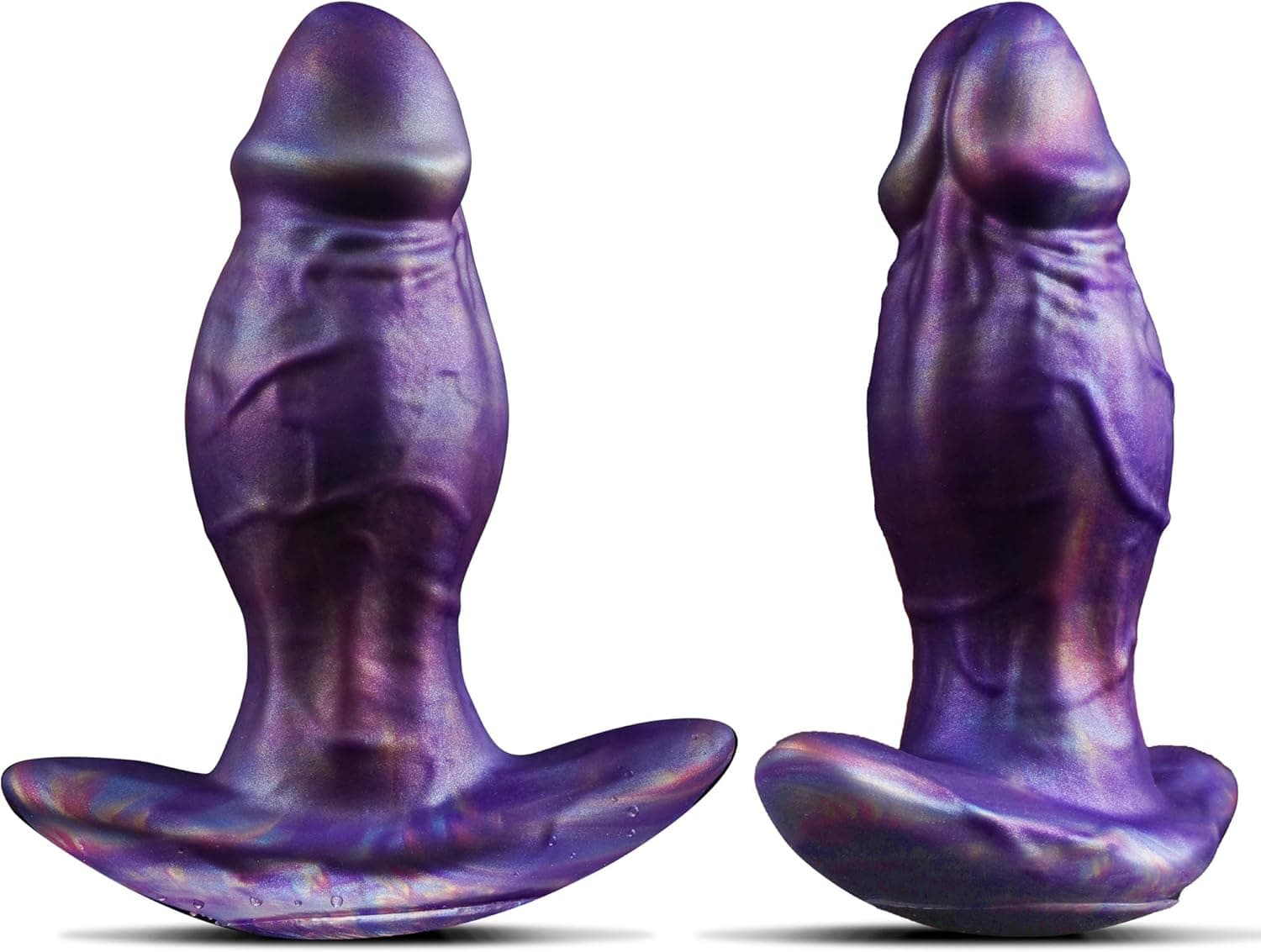 Anal Plug Dildo groß Silikon Dildos, Großer Analplug Dicker Dildo mit Ankerform Basisdesign, Realistischer Didloschwanz für Frauen Buttplug Soft Anal Trainer, Sexspielzeug für Frauen Männer