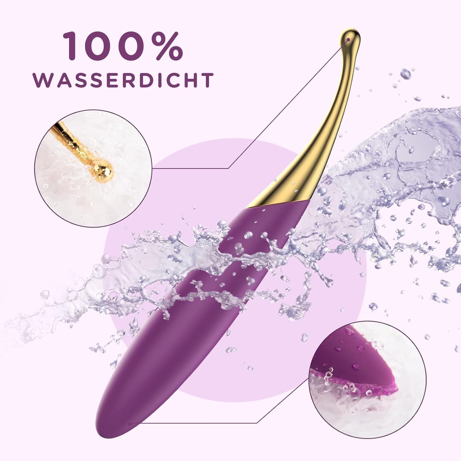 SVAKOM 2 in 1 Vibratorensets für Frauen, Sex Spielzeug für die Frau Paare Vibrator, Sexspielzeug für G-punkt Klitoris Anal Nipple, Hochfrequenz Dildo 25 Vibration für Frauen Sex Spielzeug mit 2 Köpfe