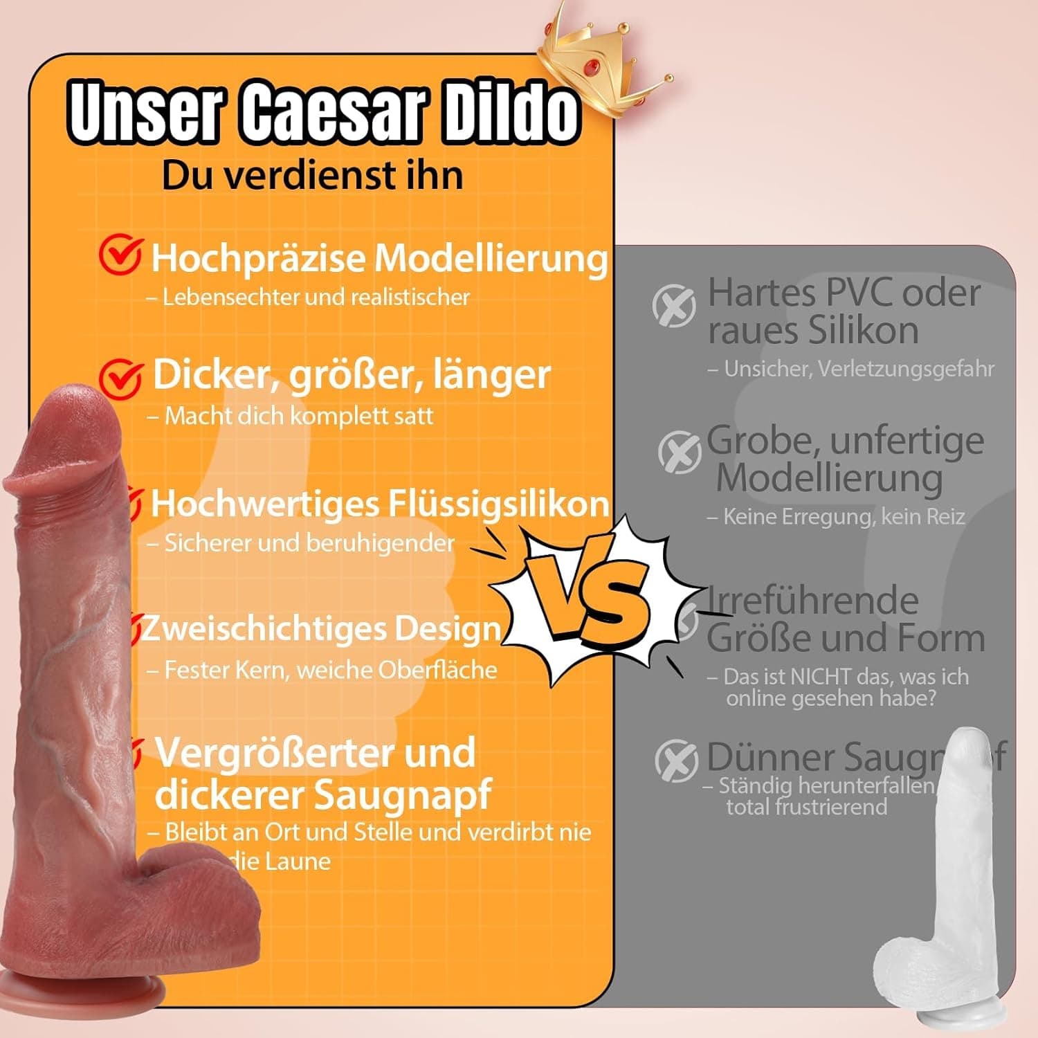 PRONFANS 28.5CM Realistischer Dildo Klassische Dildos Mit Starkem Saugnapf Sexspielzeug Analdildo Perfekt Echte Adern Und Erhabene Hoden Echte Penisnachbildung Sex Toy