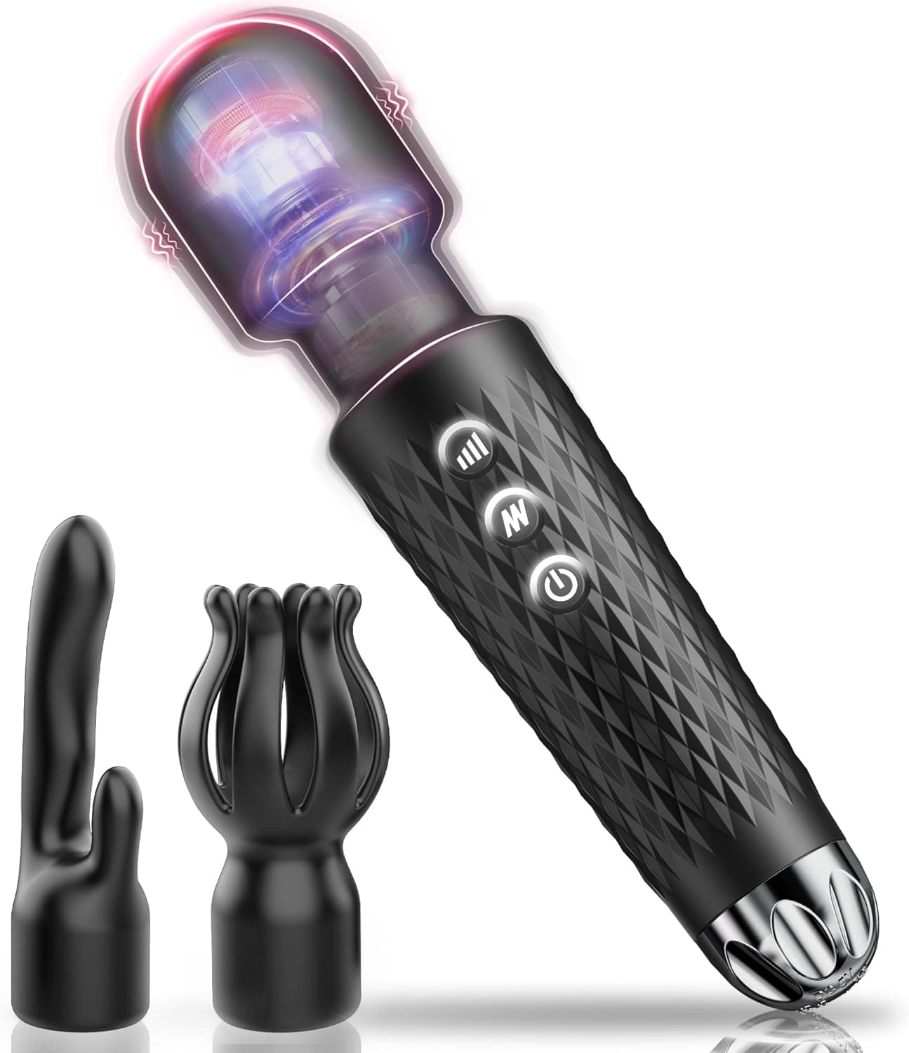 Vibrator Sex Spielzeug für die Frau Paare, Vibration für Frauen Vibratorensets für Frauen Dildo Massagestab, Fingerüberzieher Sex Toyset für Woman mit 10 * 10 Modus, Prostata Massagestab