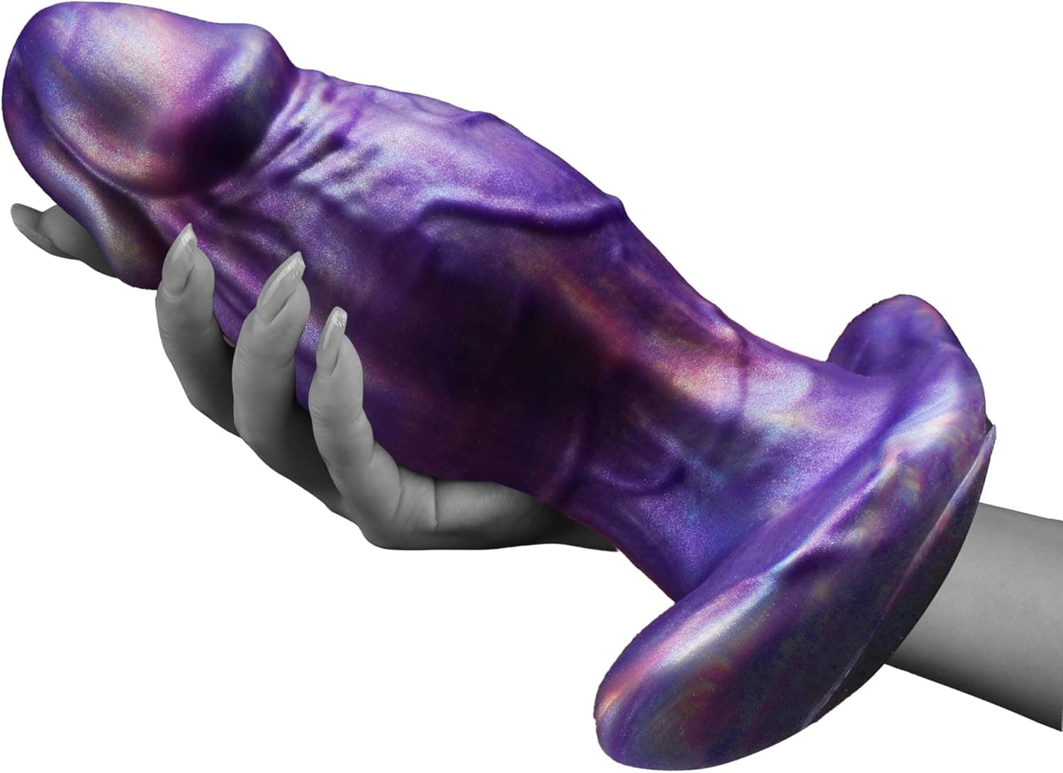 Anal Plug Dildo groß Silikon Dildos, Großer Analplug Dicker Dildo mit Ankerform Basisdesign, Realistischer Didloschwanz für Frauen Buttplug Soft Anal Trainer, Sexspielzeug für Frauen Männer