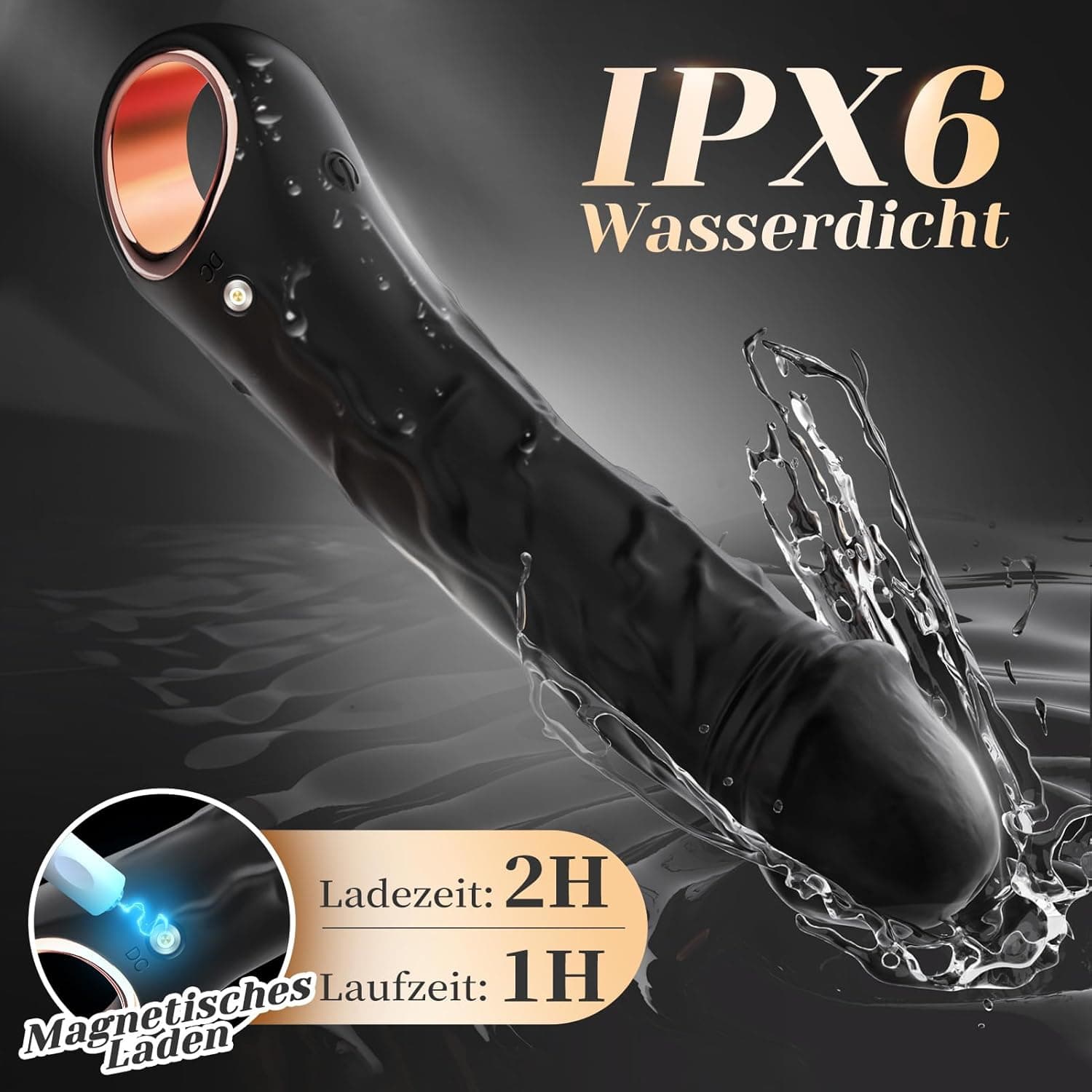 Klassischer Vibrator Dildo Sex spielzeug für die Frau Vibratorensets für Frauen extrem Ergonomisch mit 10 Vibration für Frauen Sexspielzeug Sex toys Toyset Realistische Vibratoren