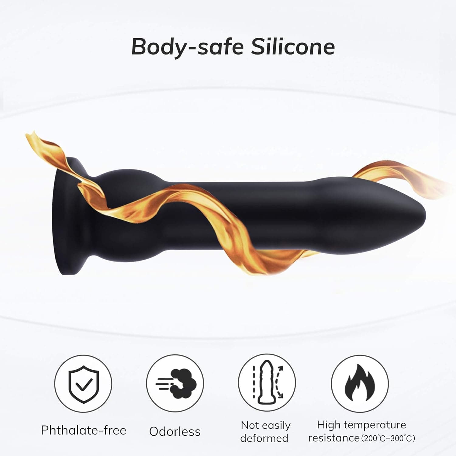 Hismith 10.30 Inch Silicone Dildo with Suction Cup, Flexible Dildo, Adult Sex Toy for Women and Man