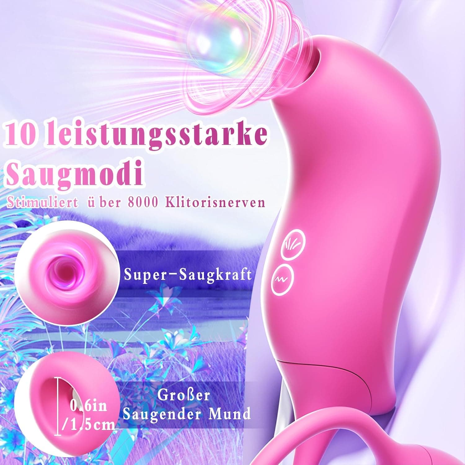 Vibrator Sex Spielzeug für die Frau Paare - Vibration für Frauen Sexspielzeug Vibratorensets Dildo G-Punkt Klitoris Stimulator für Sie mit 10 Vibrationsmodi &amp; Saugmodi, APP-Steuerung Sex Toyset Damen