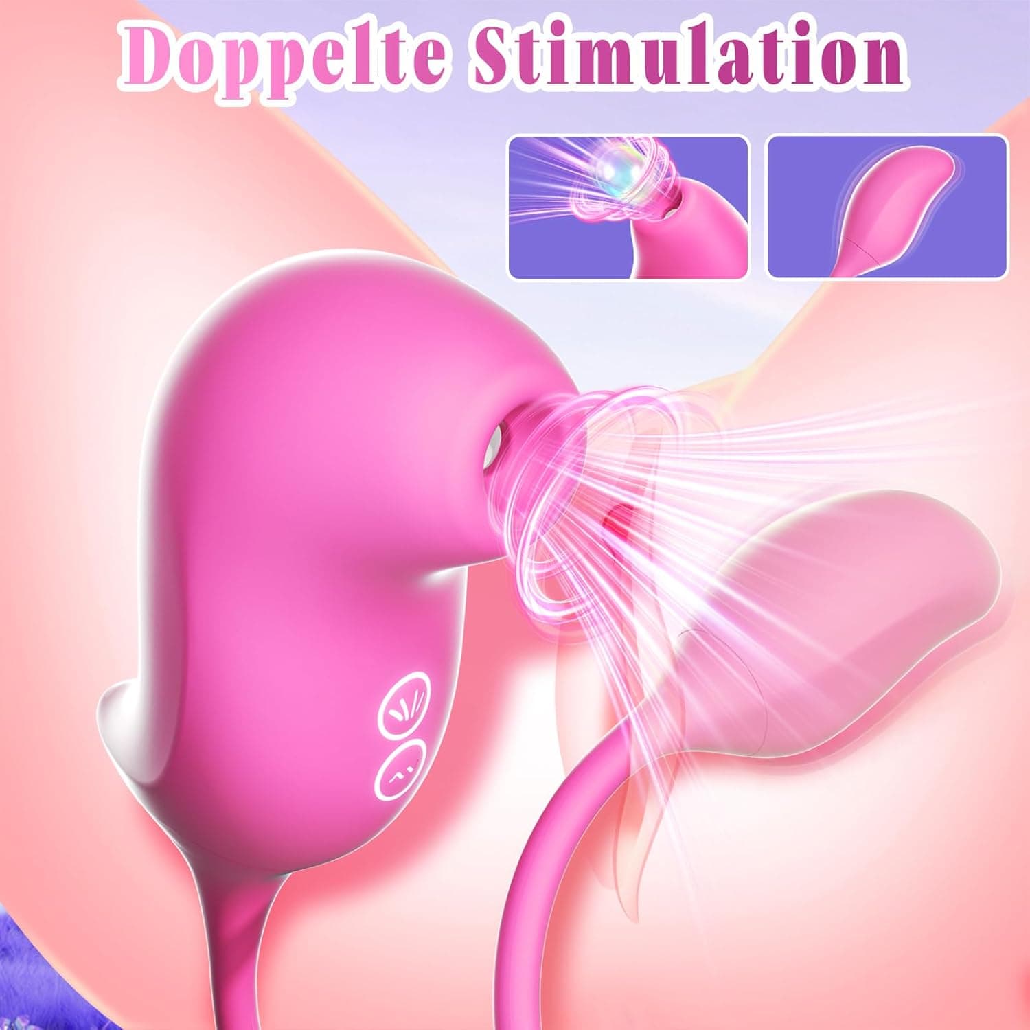 Vibrator Sex Spielzeug für die Frau Paare - Vibration für Frauen Sexspielzeug Vibratorensets Dildo G-Punkt Klitoris Stimulator für Sie mit 10 Vibrationsmodi &amp; Saugmodi, APP-Steuerung Sex Toyset Damen