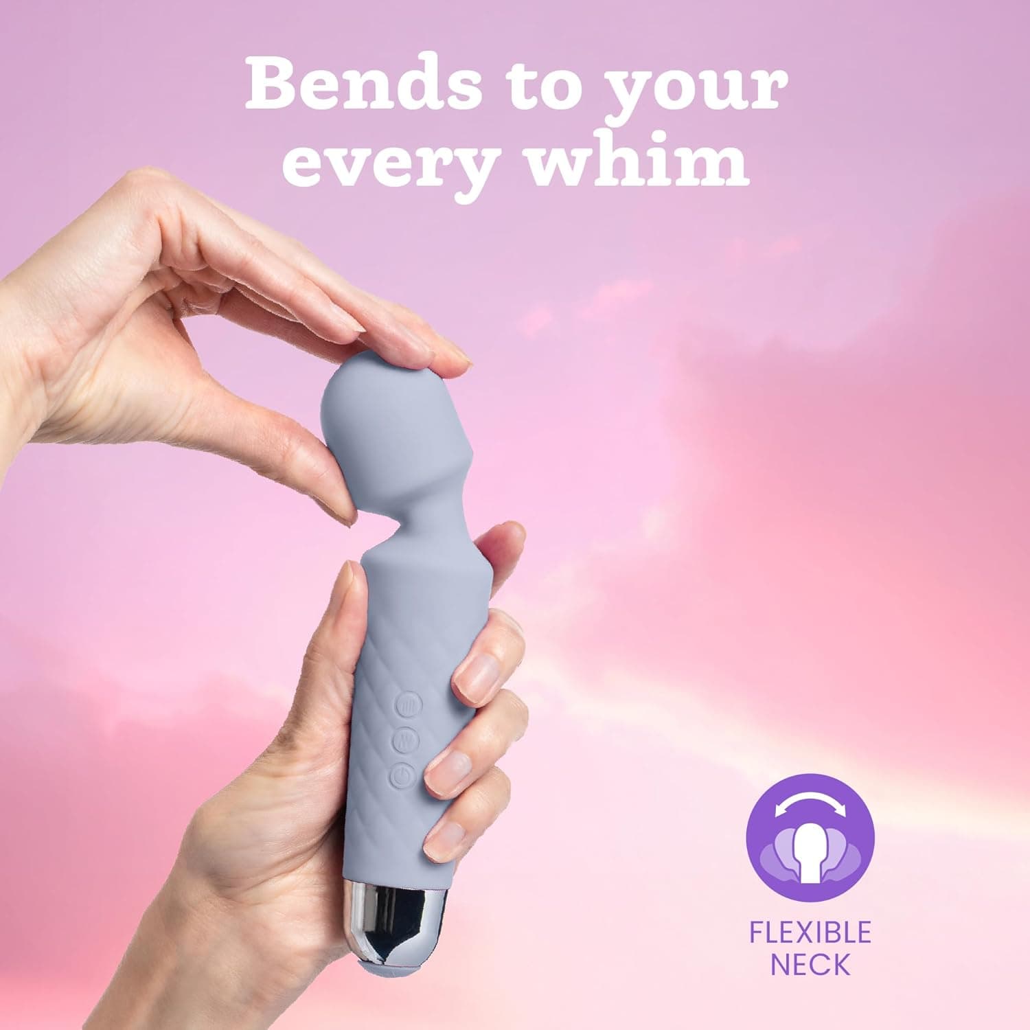 Vibrator für Frauen - Leises &amp; Leistungsstark mit 20 Vibrationsmodi &amp; 8 Geschwindigkeitsstufen, Duschfeste Vibration für Frauen, Sex Toys von Oliver James (Pastellblau)