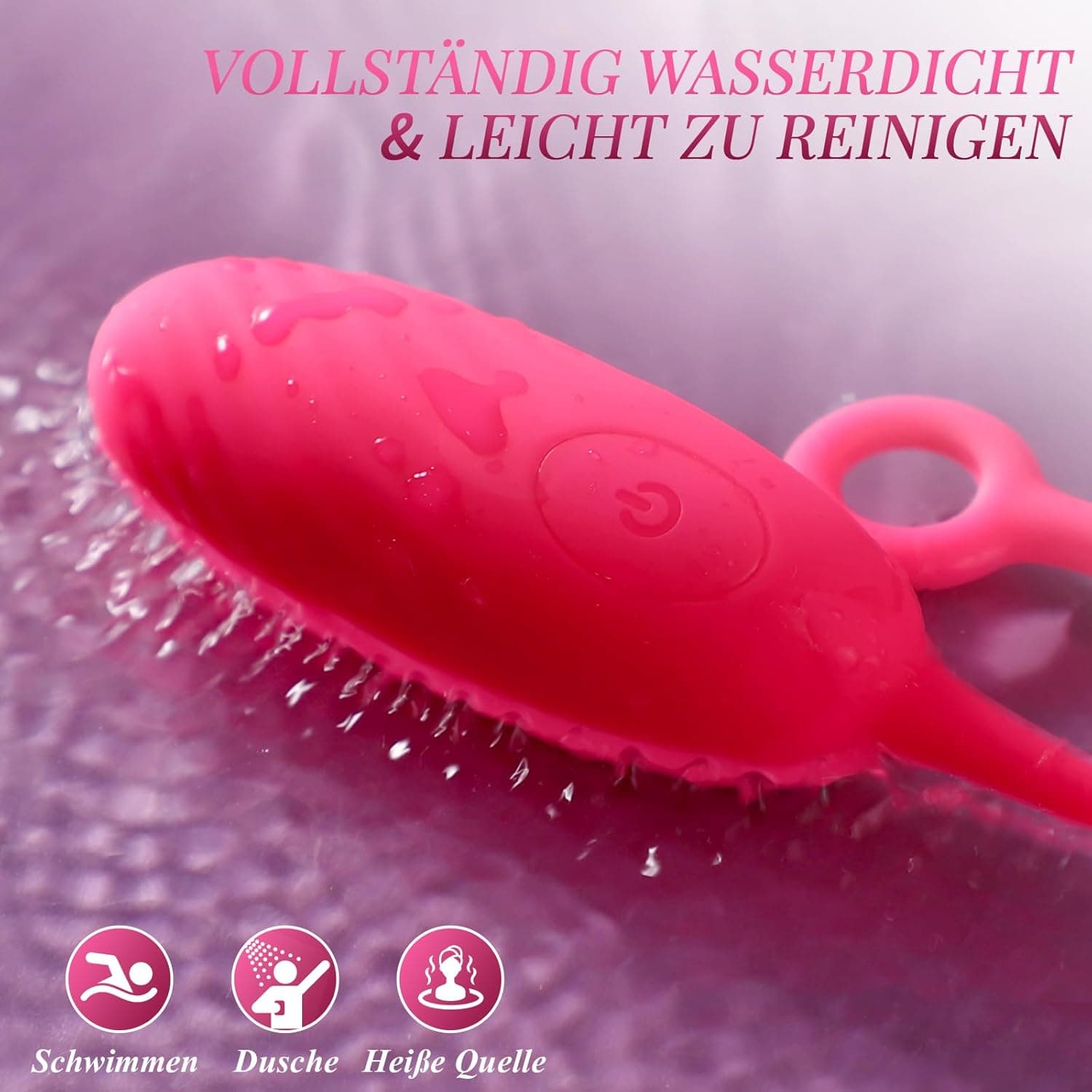Cacuola Vibrator Sex Spielzeug für die Frau Paare, Verbesserte Vibration für Frauen, Akkulaufzeit Plus 50% Beckenbodentrainer Liebeskugeln für die Frau, Stille Vibratorensets für Frauen Sexspielzeug