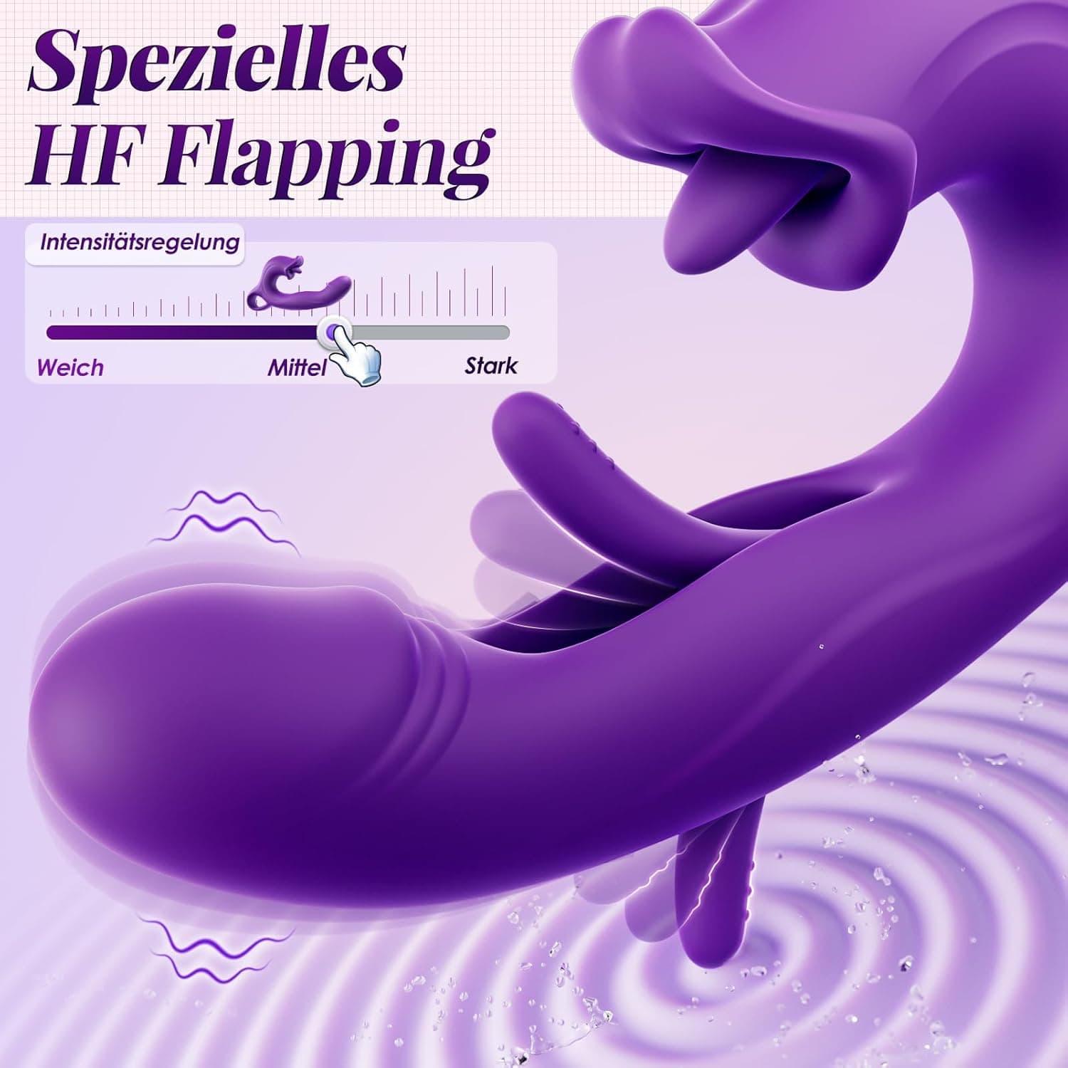 Vibration für Frauen Dildo AI-Sync Vibrator,Sex Spielzeug für die Frau mit 7 Zungenlecken 7 Schlagmodi 7 Vibrationmodi,Vibratorensets für Frauen Sex Toyset für Woman Vibratoren mit Klitorisstimulation