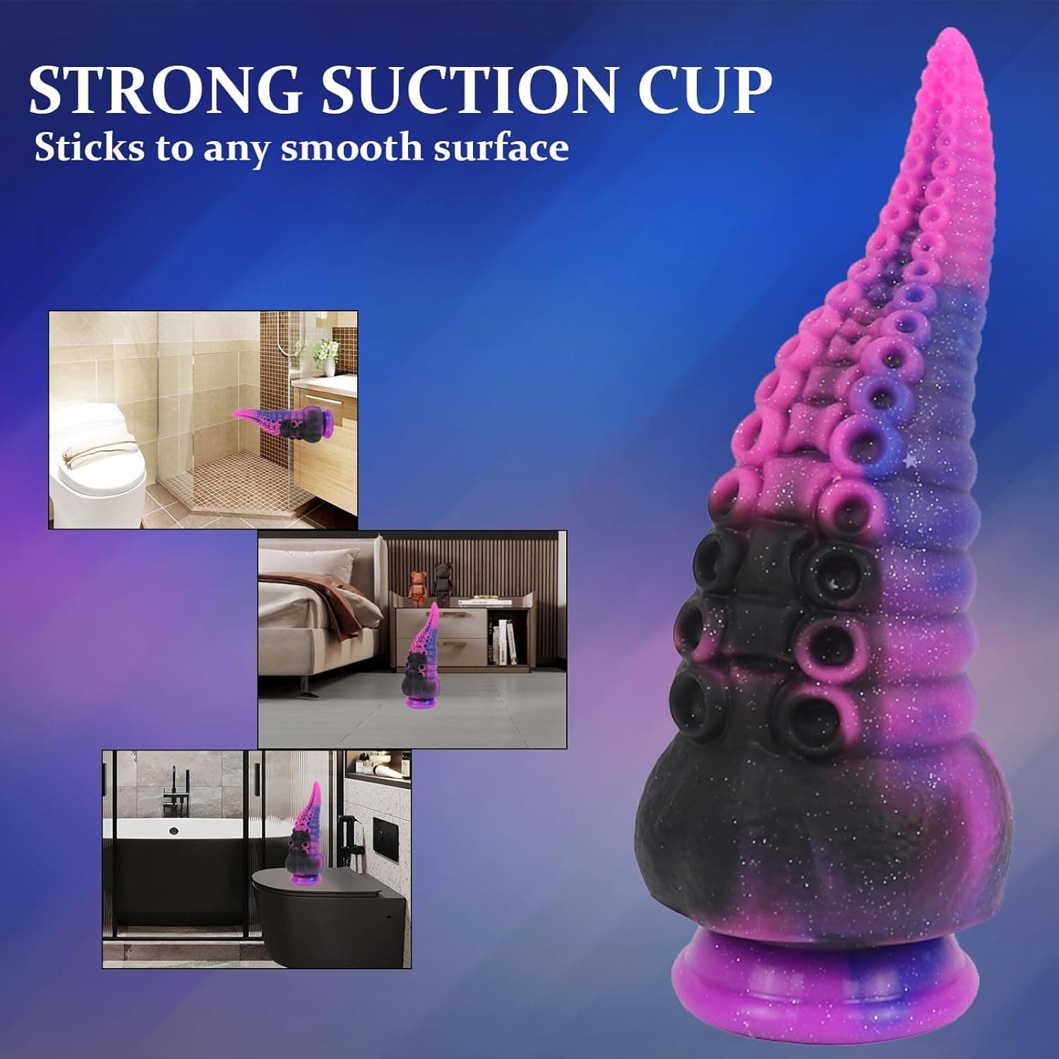 8.3'' Tentakel realistische Monster Dildo, Big Thick Anal Dildo mit starken Saugnapf für Erwachsene, Silikon Octopus riesigen Hintern Plug Trainer Prostata-Massagegerät Sex-Spielzeug für Frauen