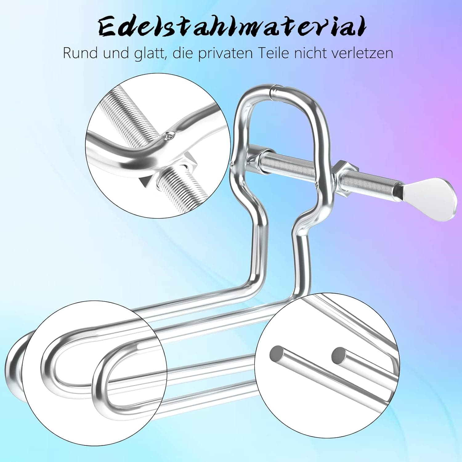 Metall Analexpander Vaginal Anal Expander Dilatator Analdilatation Anal Treuer Riesige Speculum Fetisch Masturbation Analplug, Butt Plug Set Fisting BDSM SM Sexspielzeug für Männer Frauen Paare