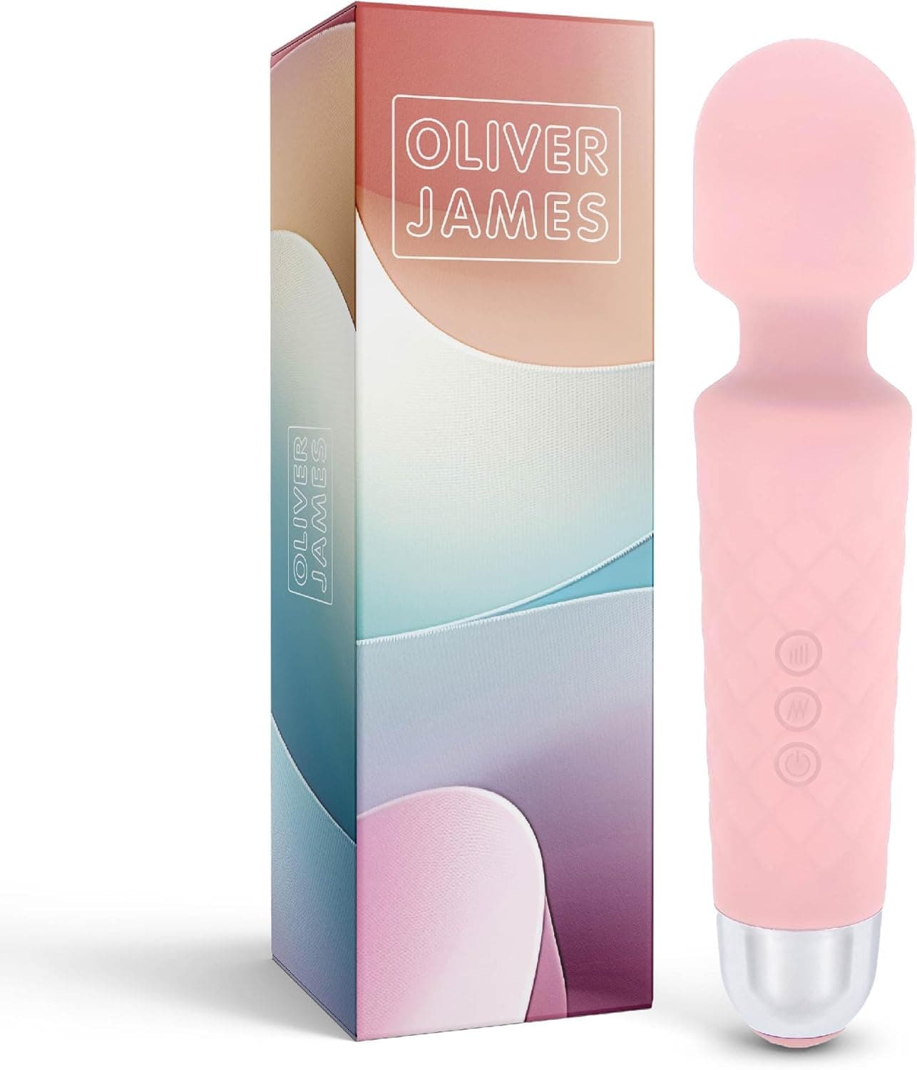 Vibrator für Frauen - Leises &amp; Leistungsstark mit 20 Vibrationsmodi &amp; 8 Geschwindigkeitsstufen, Duschfeste Vibration für Frauen, Sex Toys von Oliver James (Pastellblau)