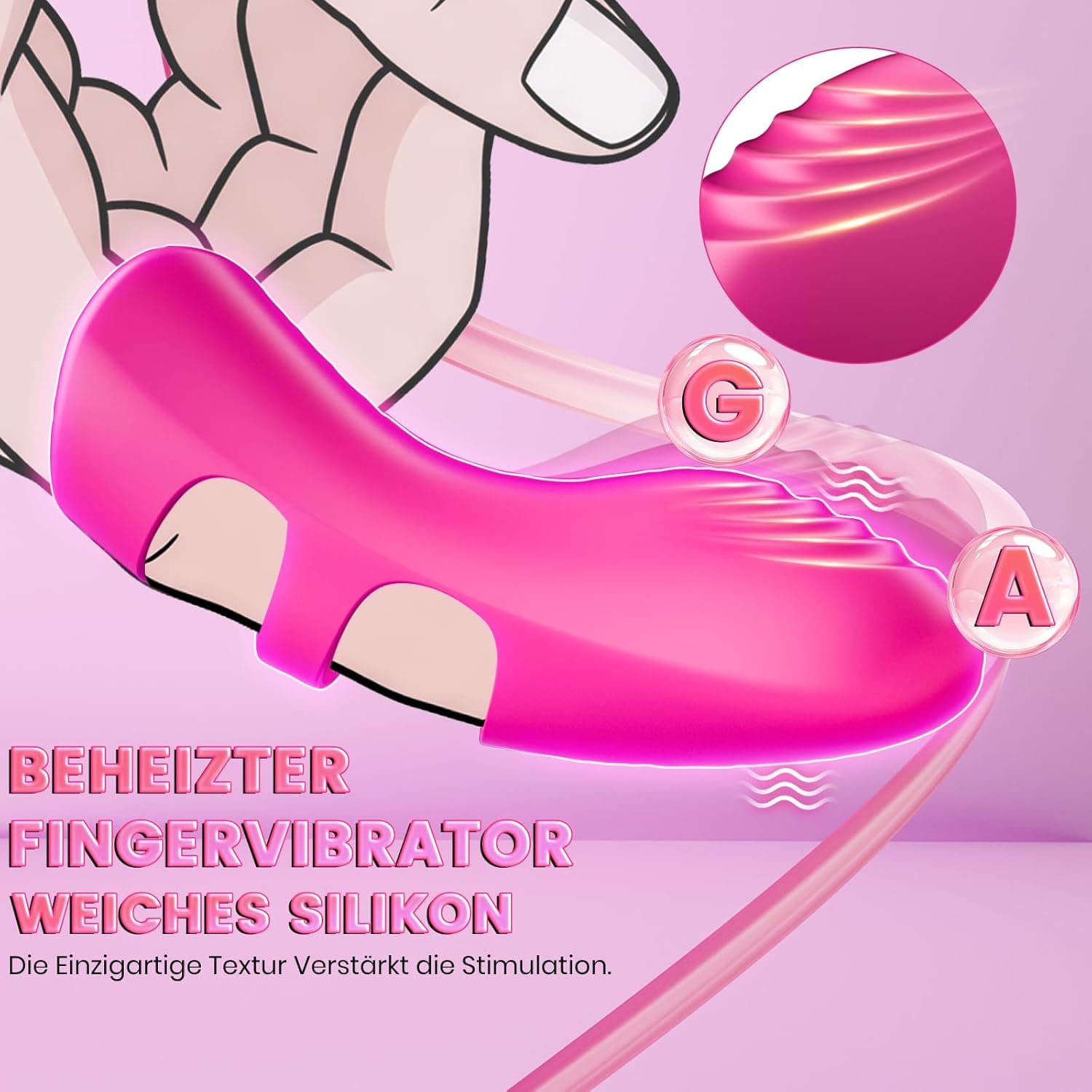 Fingervibrator APP Vibrator Sexspielzeug für Paare Portable Sex Toys, Vibration für Frauen Vibratorensets für frauen Klitoris G-punkt mit 10 Vibrationsmodi Sex Spielzeug für die Frau