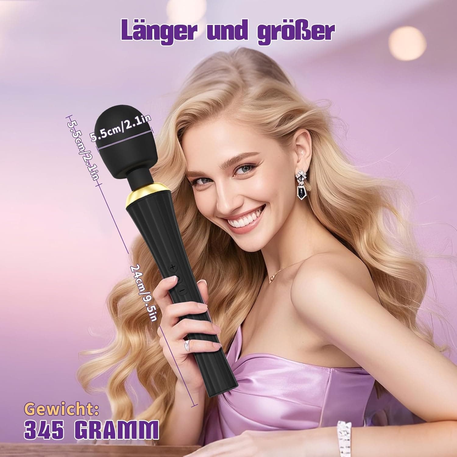 Gobeken Vibrator mit Flexibler Kopf Sex Spielzeug für die Frau 5 Frequenz, Vibration für Frauen Paare Sexspielzeug für Männer solo 3 Stärke, Vibratorensets für Frauen IPX6 Sex Toys Dildo Liebeskugeln