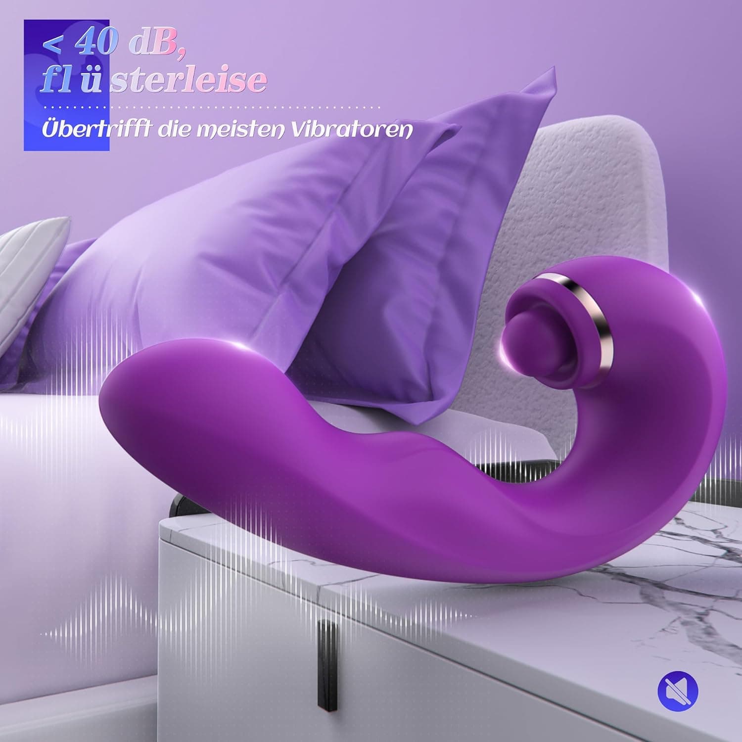 Vibrator für Klitoris und G-punkt - Vibration für Frauen Flattern &amp; Pulsieren Stimulator Sex Spielzeug für die Frau, 3IN1 Silikon Erotik Butterfly Dildo Vibratorensets für Frauen Paare 5x5x10 modi,APP