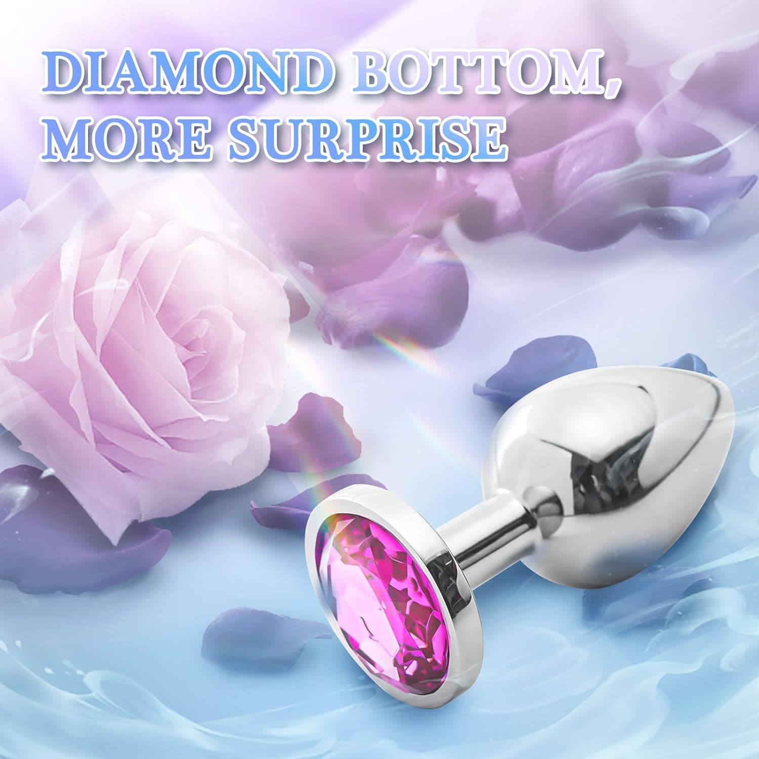 Cacuola Analplug Set Anal Plug für Frauen, Analplug# für Frauen Männer, Sex Spielzeug für die Frau Männer, Klein Buttplug Butt Plug Erotisches Sexspielzeug, Metall Analplugs mit Kristall Anfänger