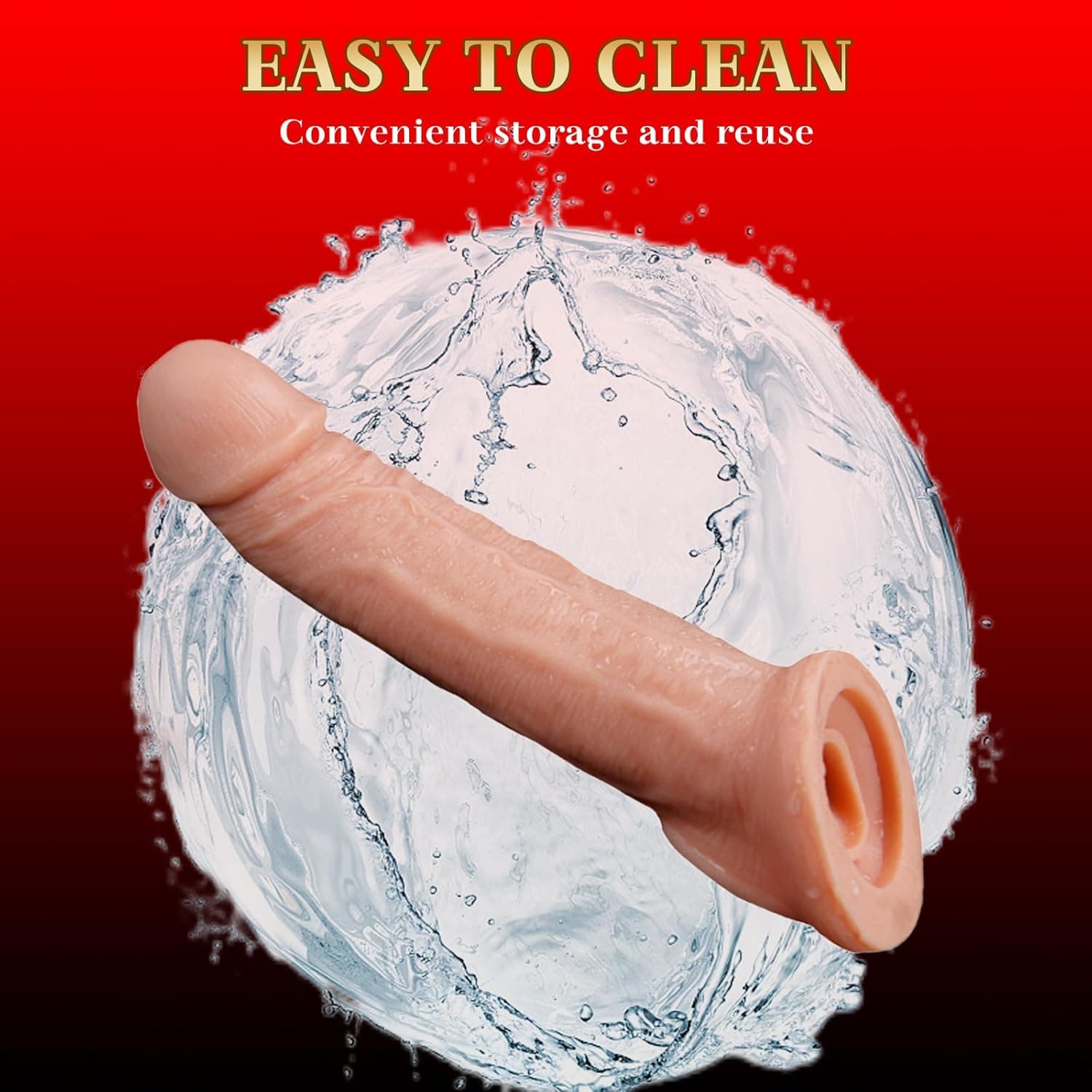 Penishülle Penismanschetten Penis Sleeve für Penisverlängerung Penisvergrößerung,Penis Hülle mit Aussehen Sex Spielzeug ab 18 für Paare extrem (Fleischfarbe)
