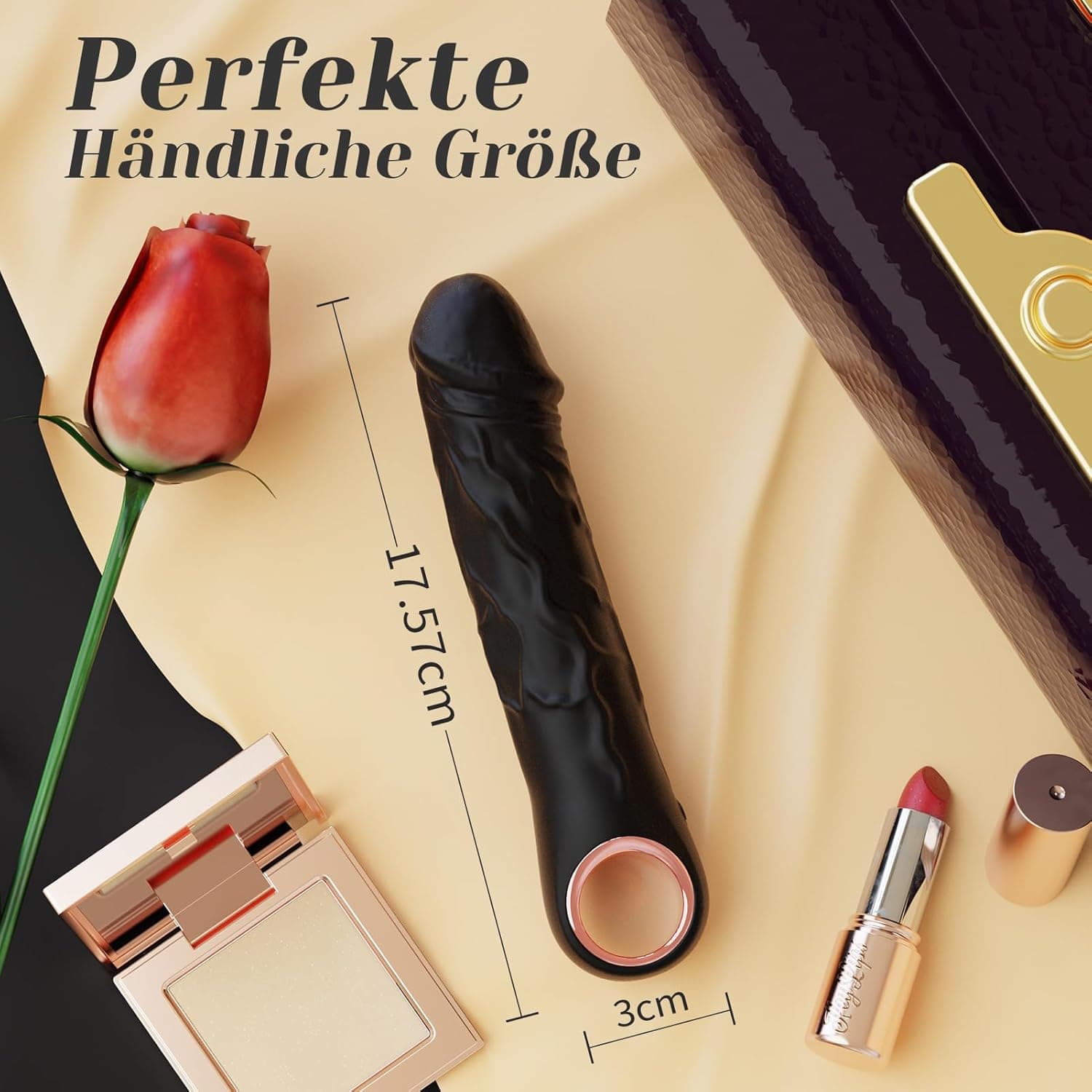Klassischer Vibrator Dildo Sex spielzeug für die Frau Vibratorensets für Frauen extrem Ergonomisch mit 10 Vibration für Frauen Sexspielzeug Sex toys Toyset Realistische Vibratoren