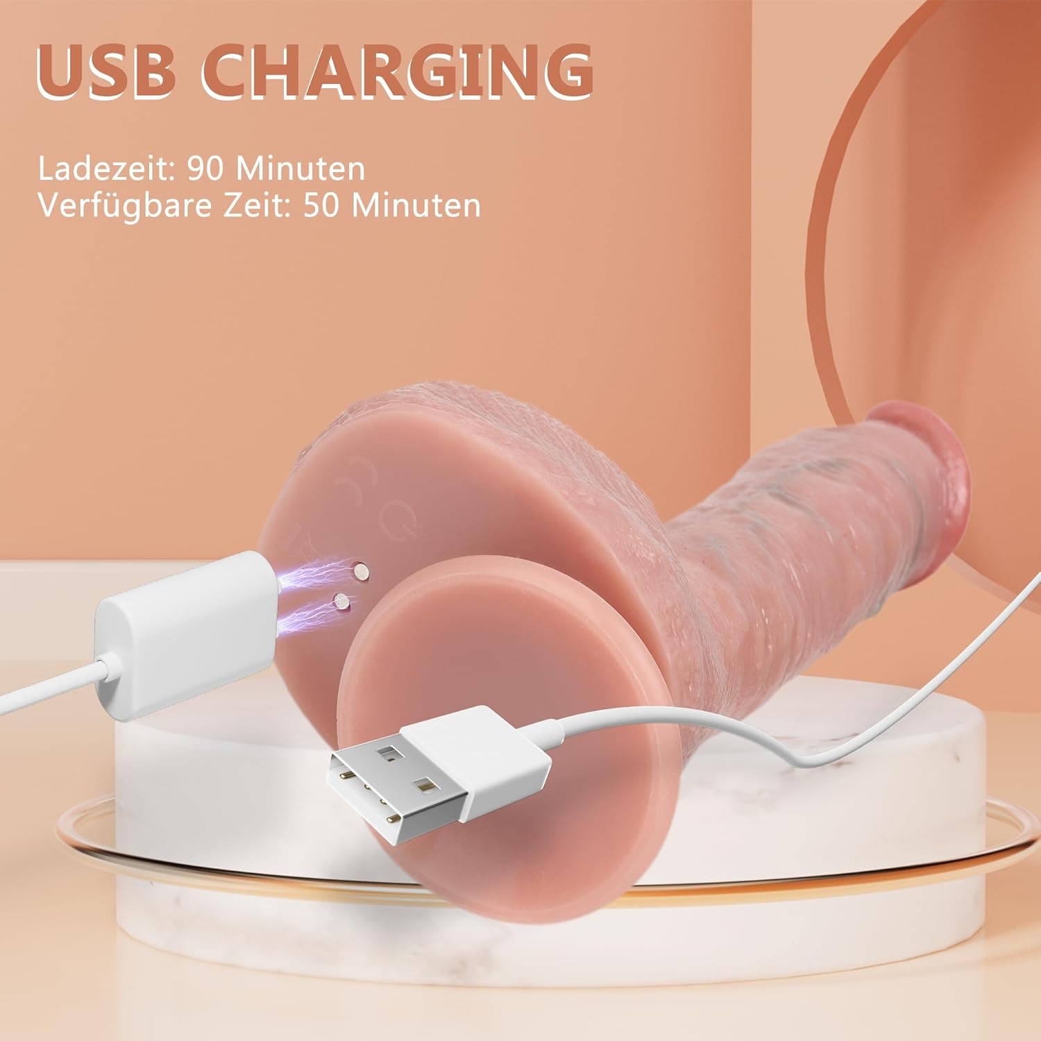 Realistischer Dildo Sex Spielzeug für die Frau - Anal Dildo Vibration mit Heizung, 7 Stoß- und Vibrationsmodi Penis Vibrator Sexspielzeug für Paare Männer solo Diloschwanz