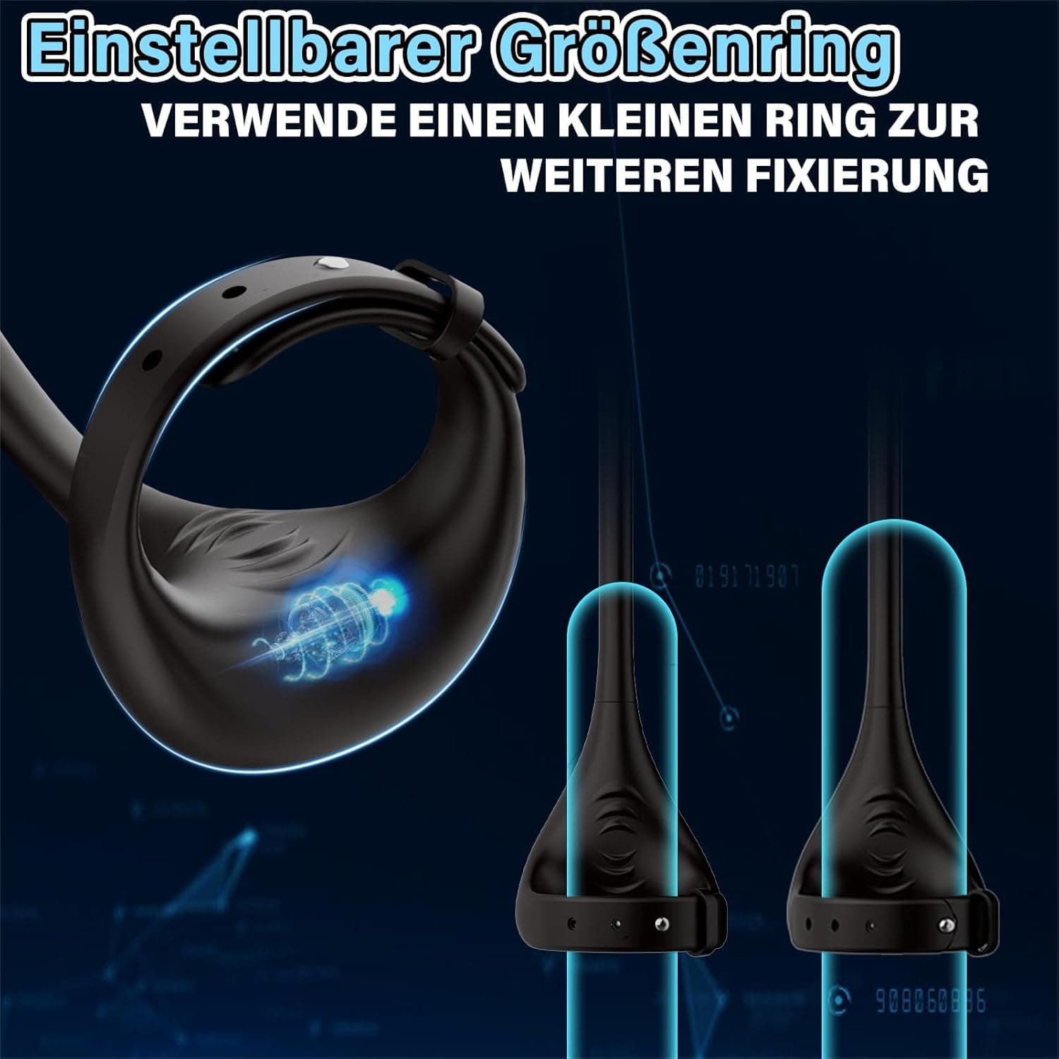 Anal Plug Vibrator Sex Spielzeug für die Männer - Penisring Dildo Prostata Stimulation Cockring Sexspielzeug Analplug Analvibratoren Mann mit 10 Vibration, APP Fernsteuerung Ringe für Paare Extrem Sex