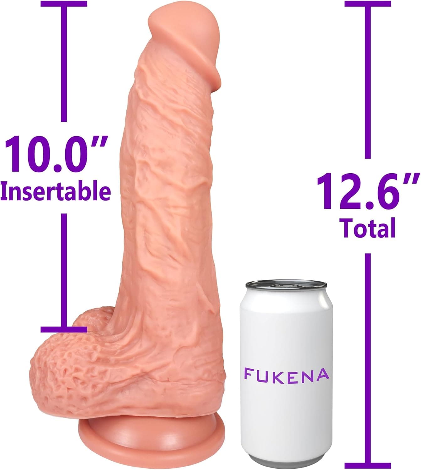 FUKENA The Absolute Unit XL Dual-Density Silicone Dildo