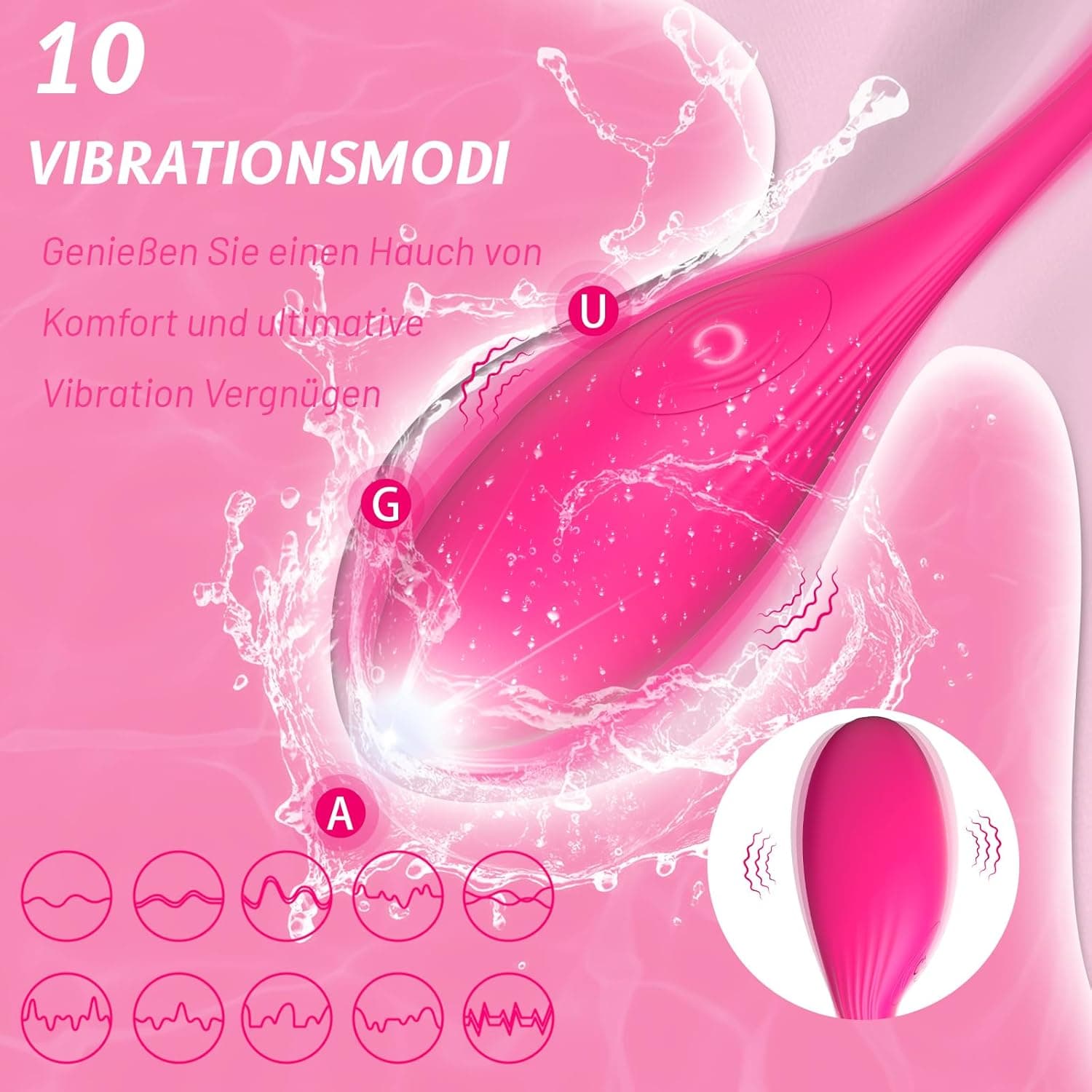 Vibratorensets für Frauen Vibrator, Sex Spielzeug für die Frau Paare, 10 Modi Vibration für Frauen Vibratorstarb Frauen Klitoris G Punkt, Sex Toys Dildo Anal Vibratoren Sexspielzeug mit APP (Pink)