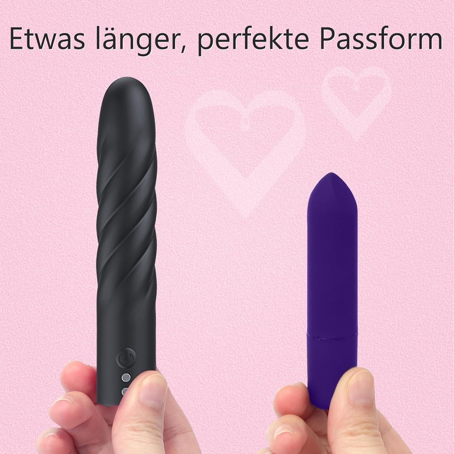Vibration für Frauen Mini Vibrator Vibratorensets - Sex Spielzeug für die Frau Vibratoren Vibratorensets für Frauen Klitoris ORSLUM, Sexspielzeug Sextoysets für Damen Vibrator Klein Leise(Schwarz)