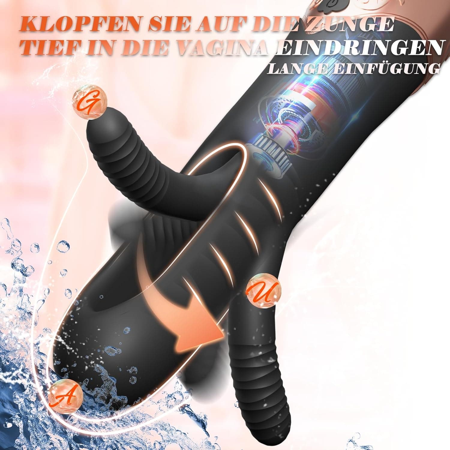 Dildo Vibrator Sex Spielzeug für die Frau, Vibration für Frauen Vibratorensets für Frauen Klitoris Sexspielzeug,Sex Toyset für Woman mit 10 * 7 Modus Erotik-Butterflies, Prostata Massagestab