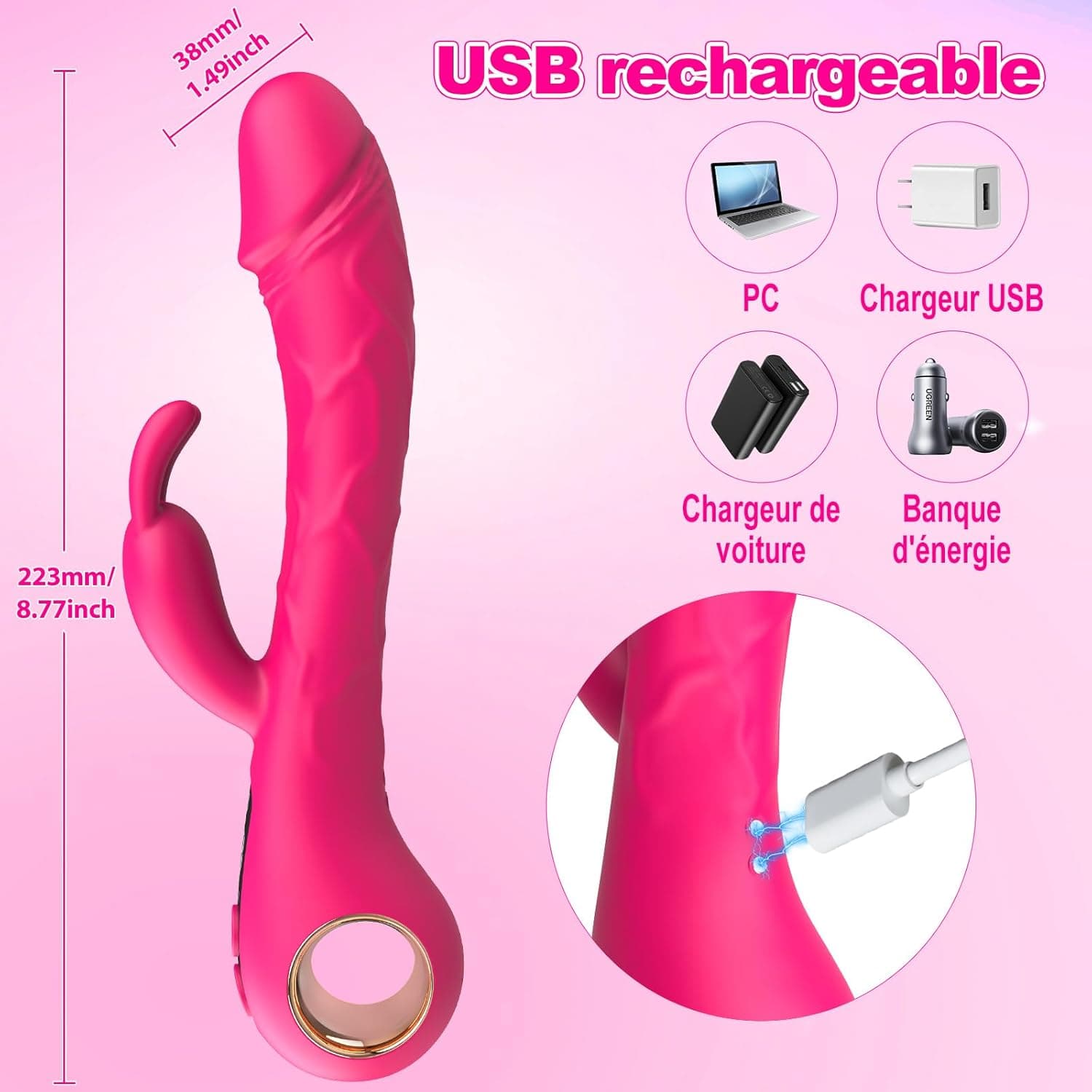 Dildo Vibrator Sexspielzeug Vibration für Frauen - Vibratoren Sex Spielzeug für Paare mit 9 Vibration Dildo Erotik Vibrators Anal Vibratorstarb Frauen Klitoris und G-punkt Stimulation Sex Toys