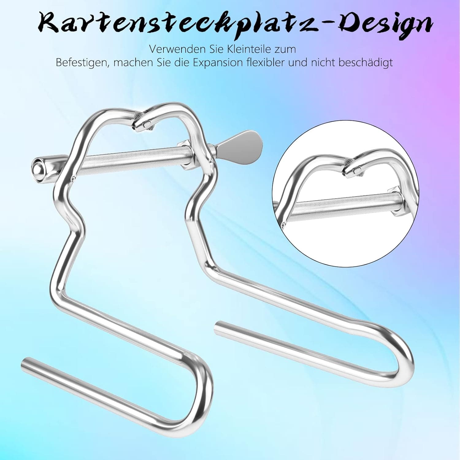 Metall Analexpander Vaginal Anal Expander Dilatator Analdilatation Anal Treuer Riesige Speculum Fetisch Masturbation Analplug, Butt Plug Set Fisting BDSM SM Sexspielzeug für Männer Frauen Paare
