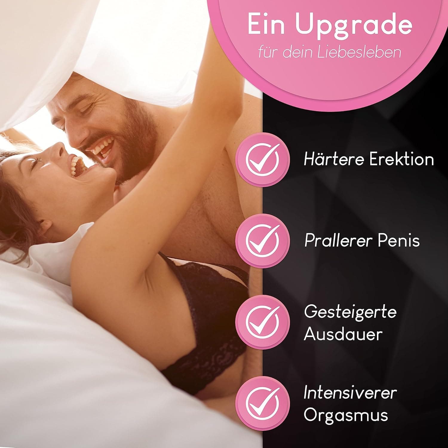 Premium Penisring Set für eine längere und härtere Erektion, Cockringe aus medizinischem Silikon Sexspielzeug Männer Bondage