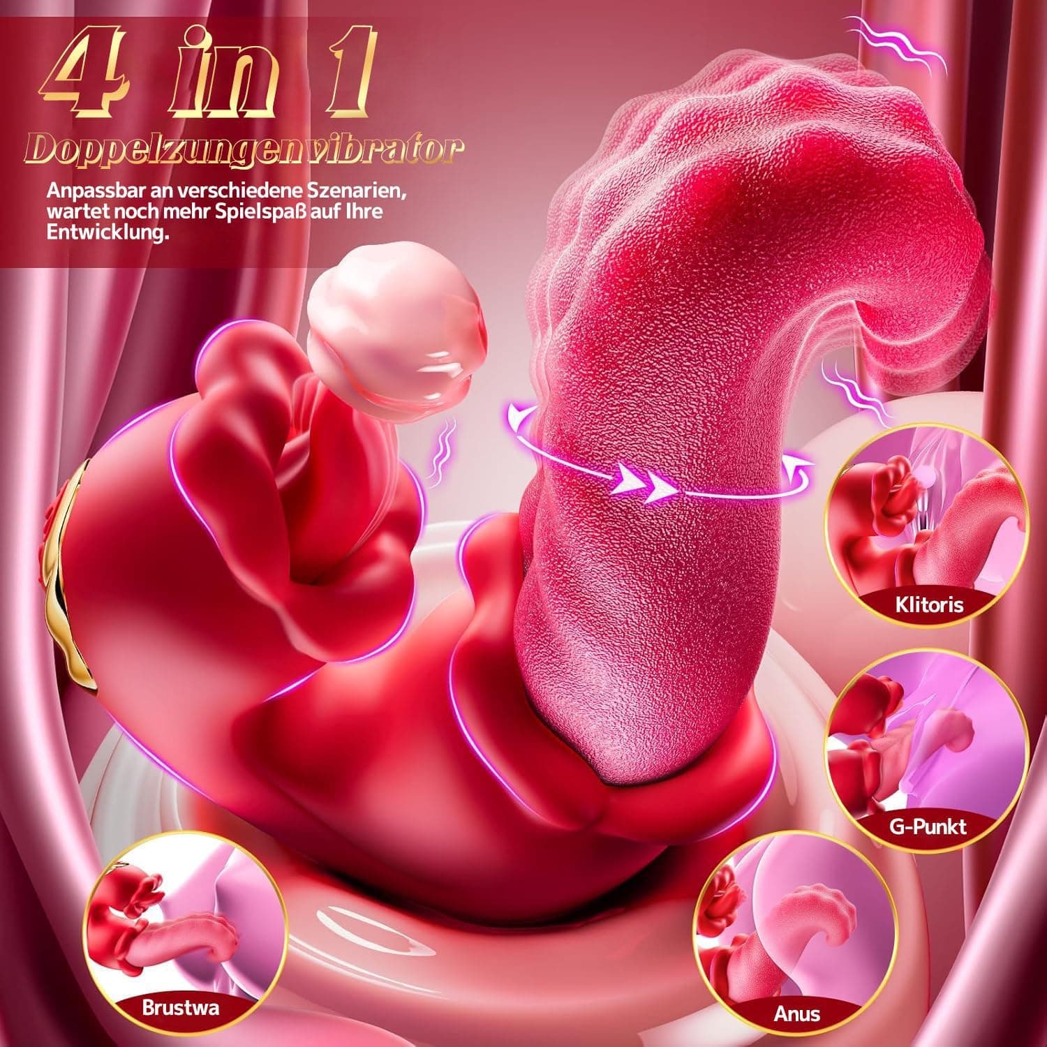 Vibration für Frauen Vibrator,Sex Spielzeug für Die Frau 3in1 Vibratorensets für Frauen Klitoris mit 10 Swing Modus, Sex Spielzeug für Die Paare Sexmaschine für Die Frau Sex Toyset für Woman
