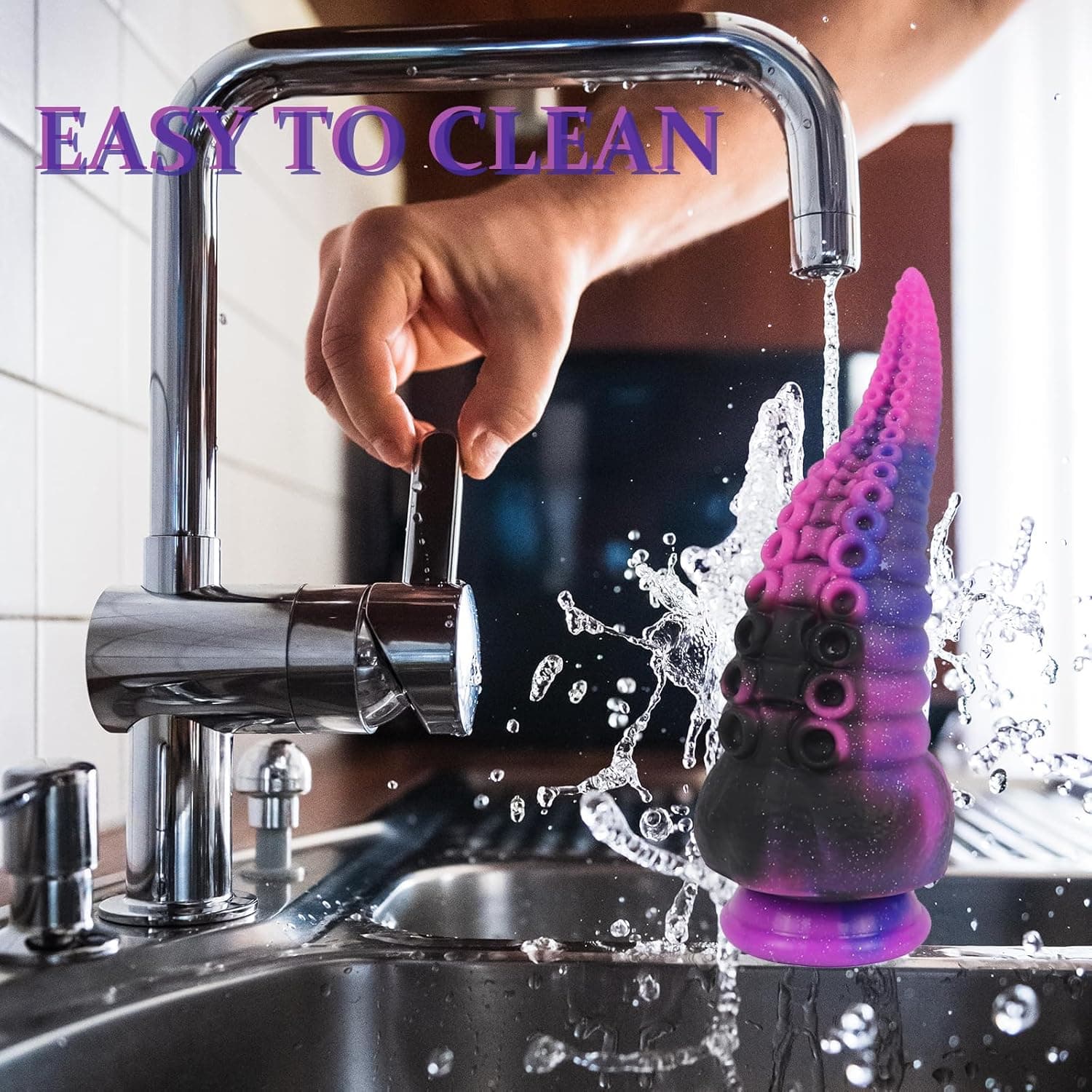8.3'' Tentakel realistische Monster Dildo, Big Thick Anal Dildo mit starken Saugnapf für Erwachsene, Silikon Octopus riesigen Hintern Plug Trainer Prostata-Massagegerät Sex-Spielzeug für Frauen