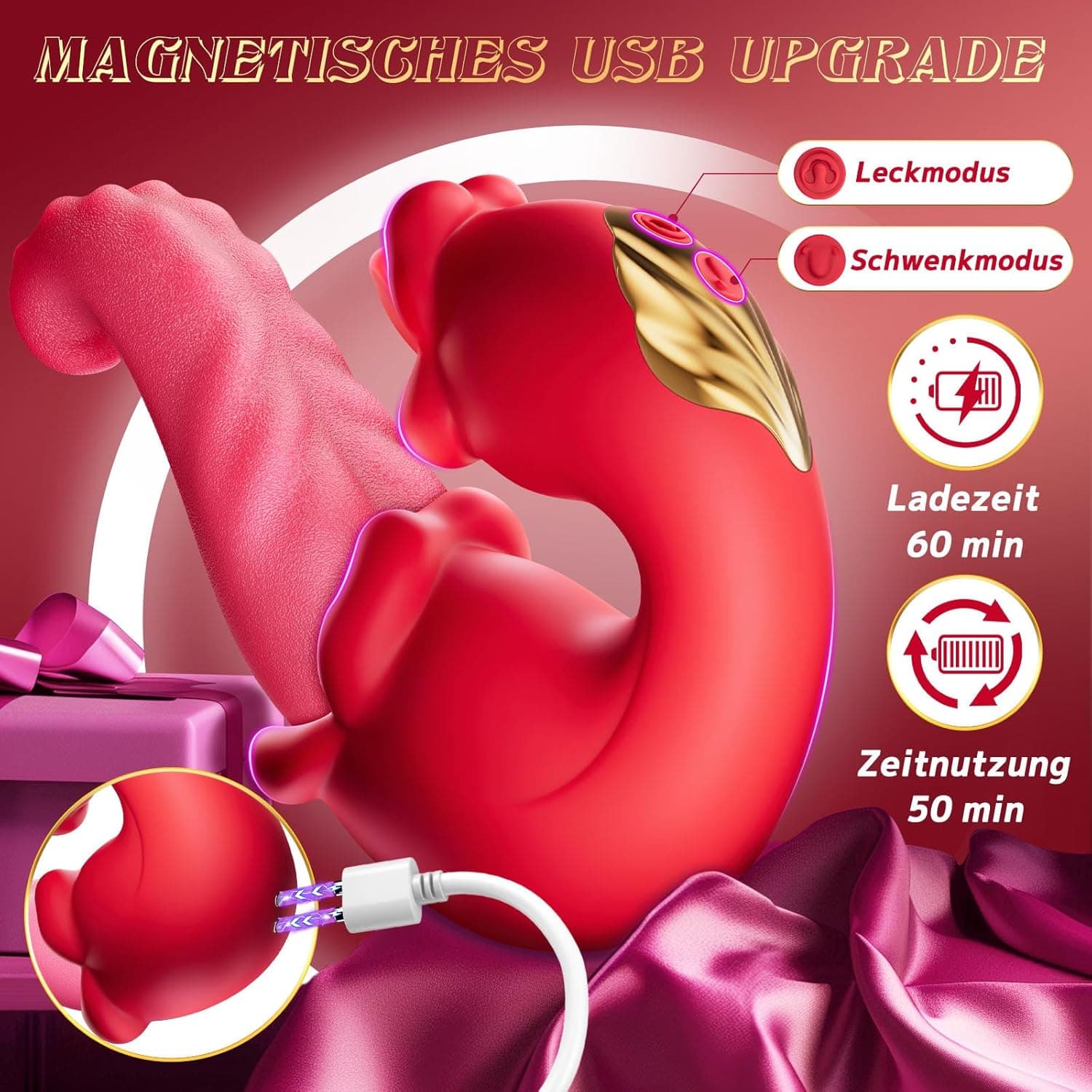 Vibration für Frauen Vibrator,Sex Spielzeug für Die Frau 3in1 Vibratorensets für Frauen Klitoris mit 10 Swing Modus, Sex Spielzeug für Die Paare Sexmaschine für Die Frau Sex Toyset für Woman
