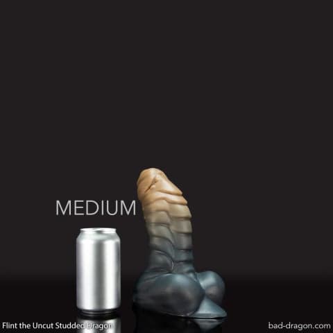 Flint the Uncut Studded Dragon (Medium)
